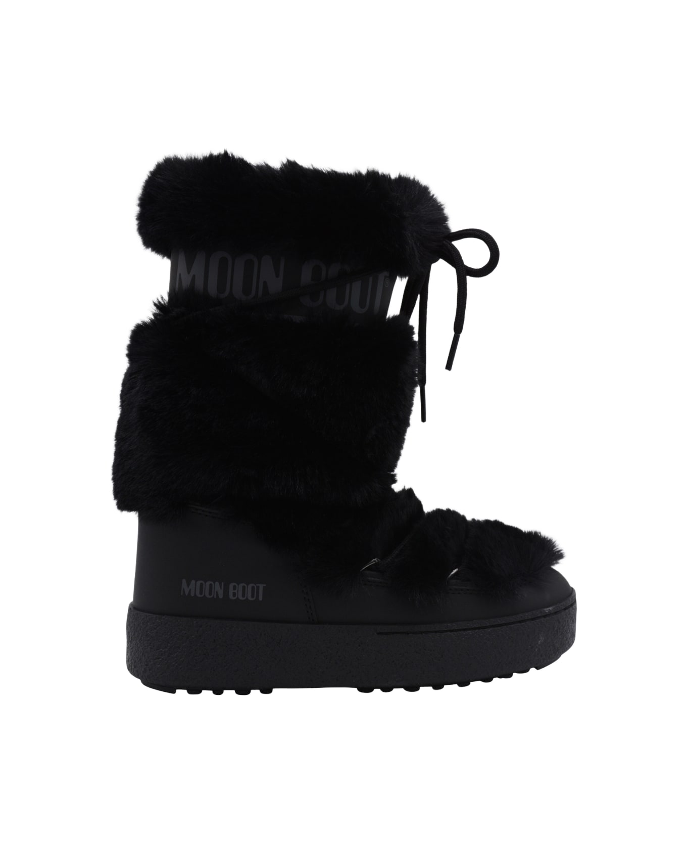 Moon Boot Black L Track High Wp Boots - Black