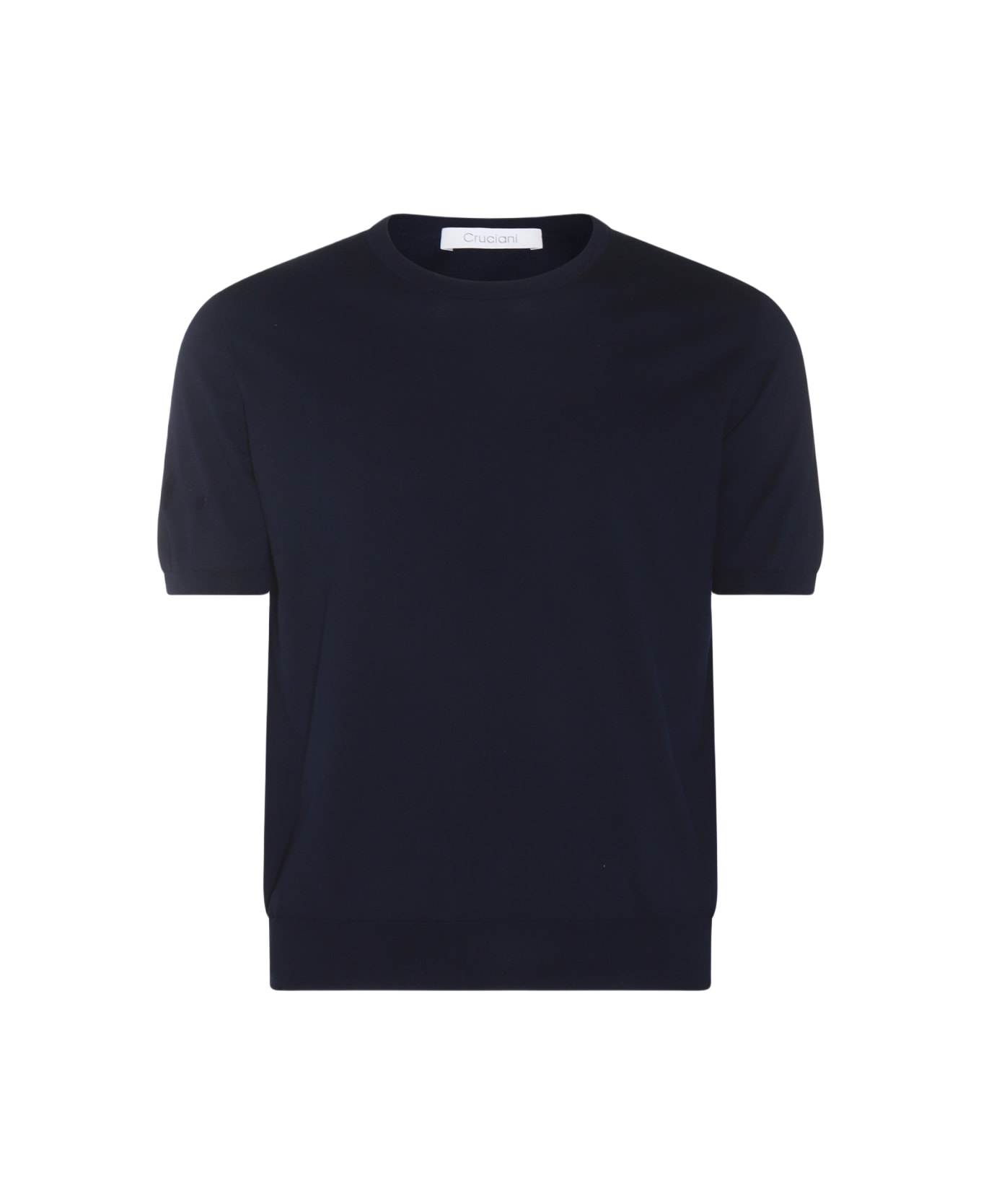 Cruciani Blue Cotton T-shirt - Blue