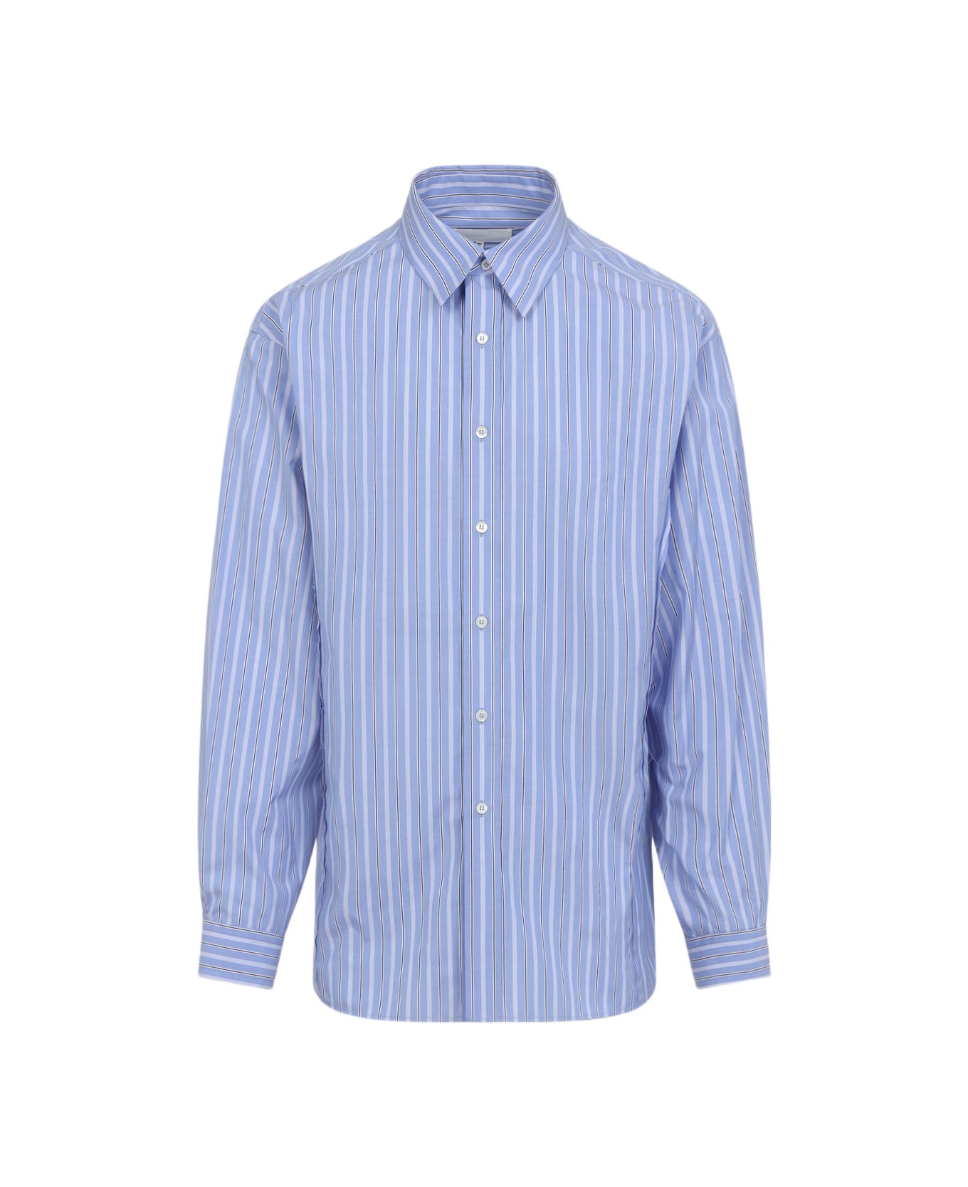 Maison Margiela Ls Shirt - F Blue Stripe