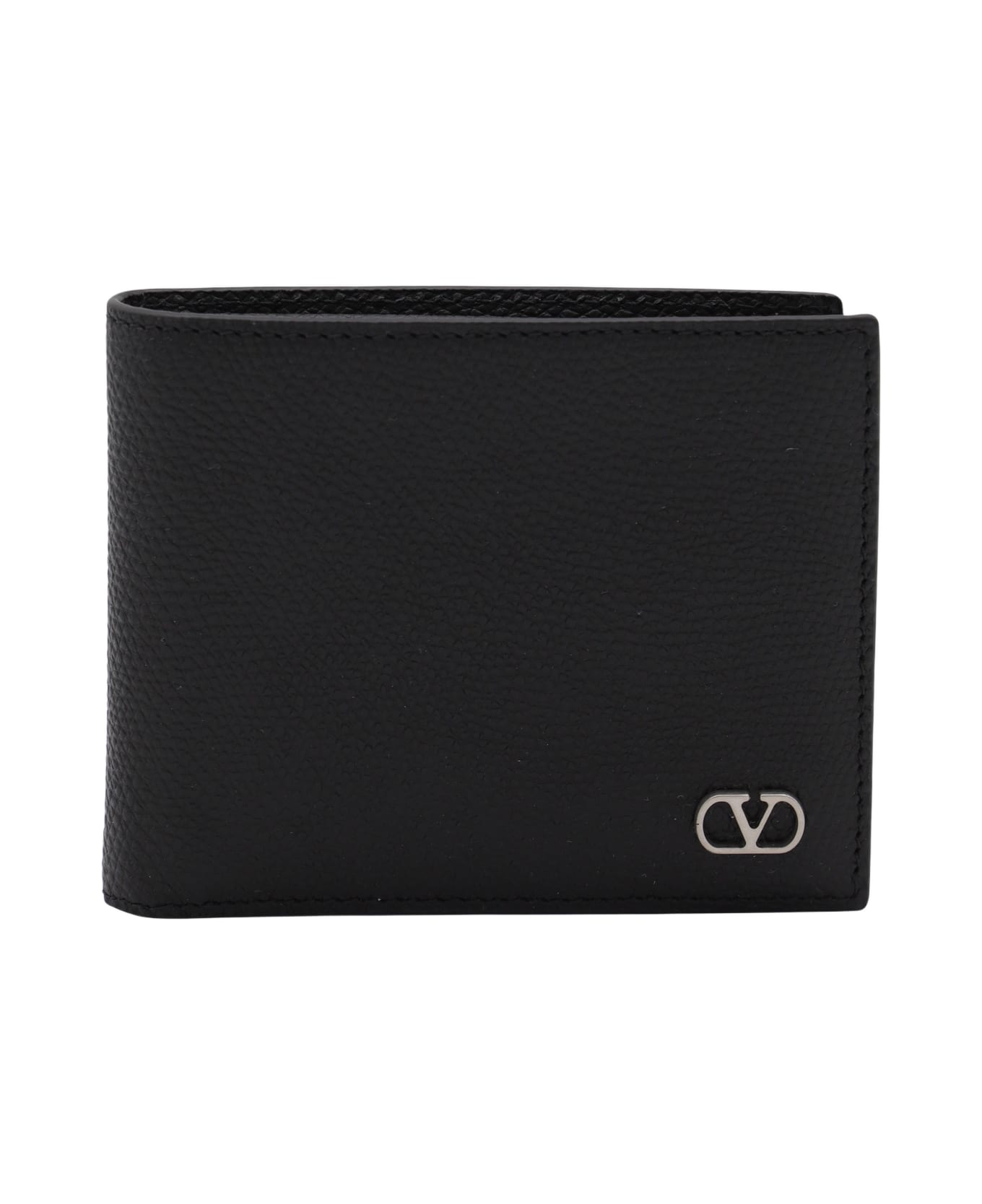 Valentino Garavani Black Leather Wallet