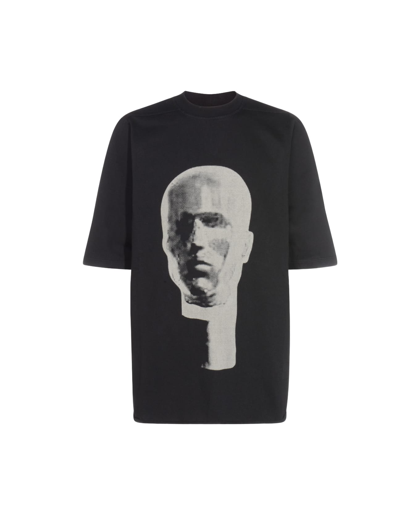 DRKSHDW Black Cotton Jumbo T-shirt - BLACK/PEARL