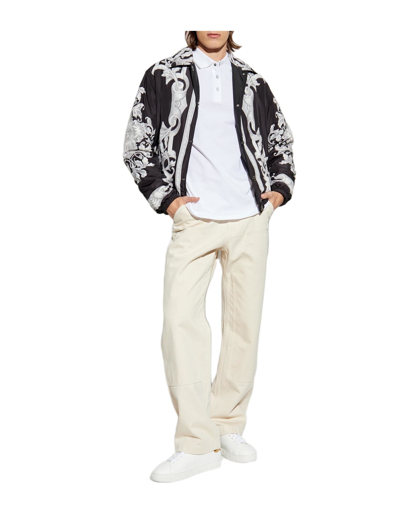 Versace Reversible Jacket - Nero e Argento