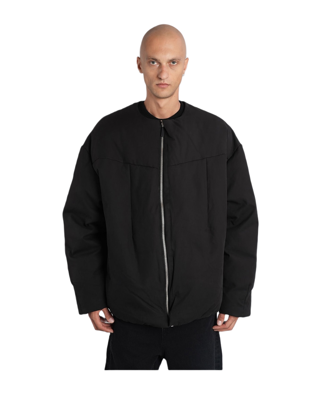 Entire Studios Pod Puffer Puffer In Black Cotton - black