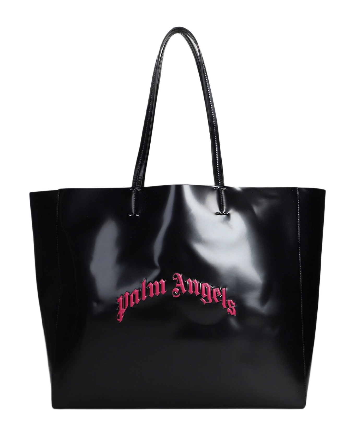 Palm Angels Tote In Black Polyester - black