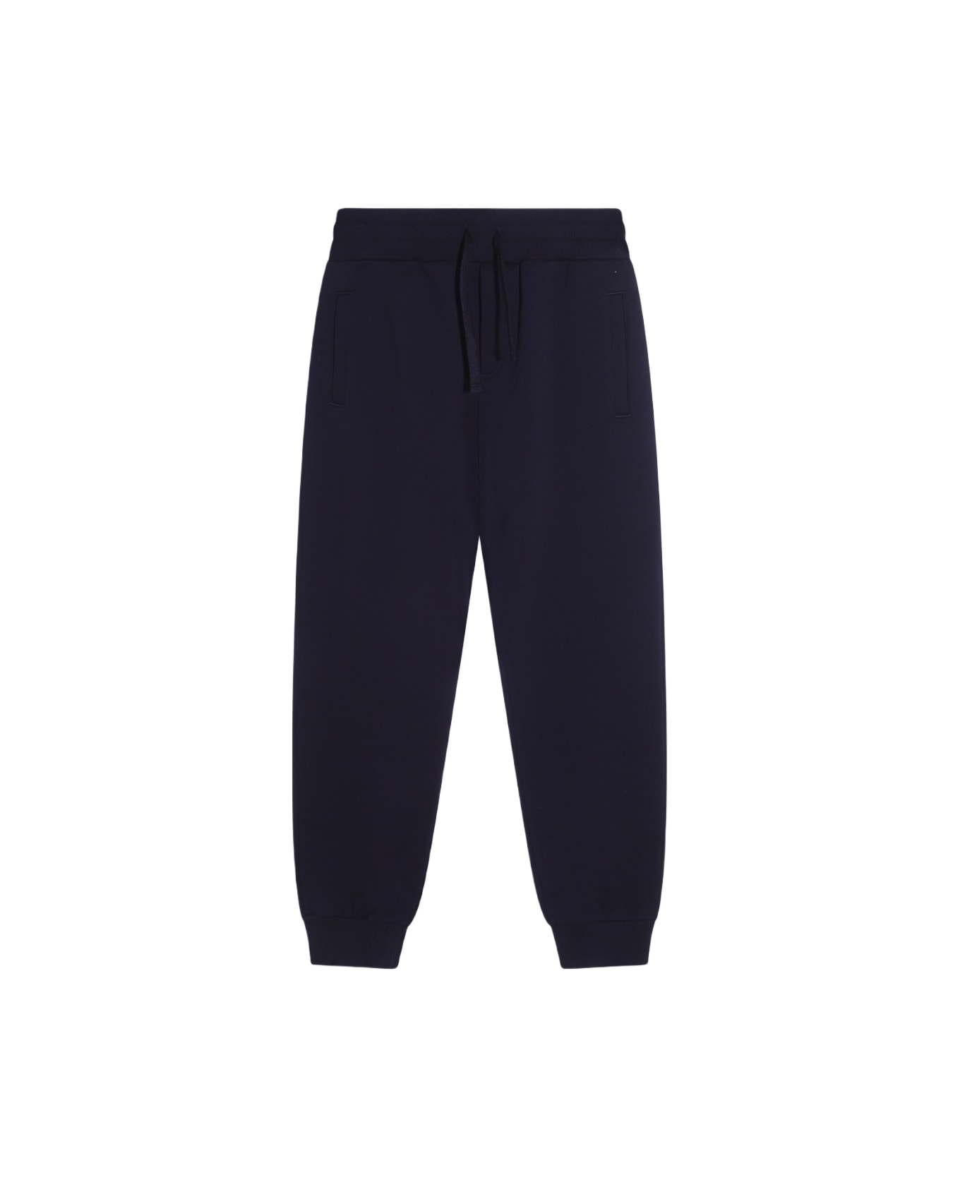 Dolce 
Gabbana Dark Navy Cotton Pants - Blue