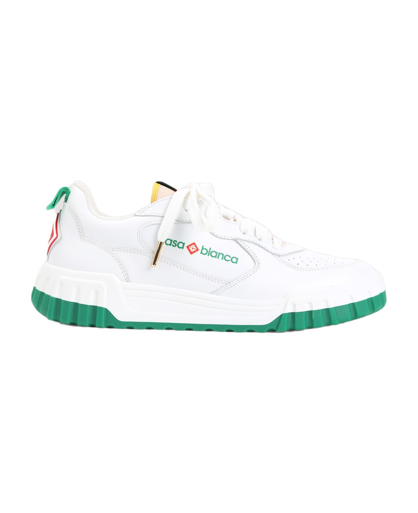 Casablanca Court Sneakers - White Green