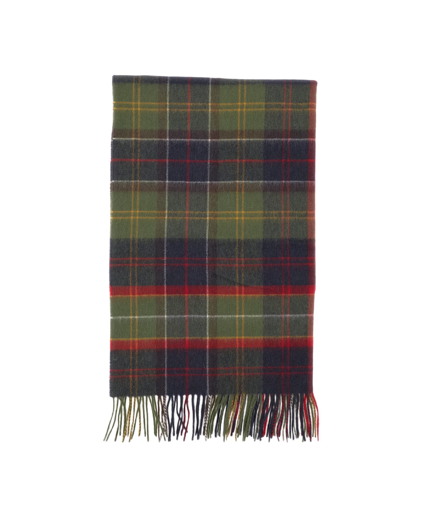 Barbour Tartan Patchwork Scarf - MULTICOLOUR