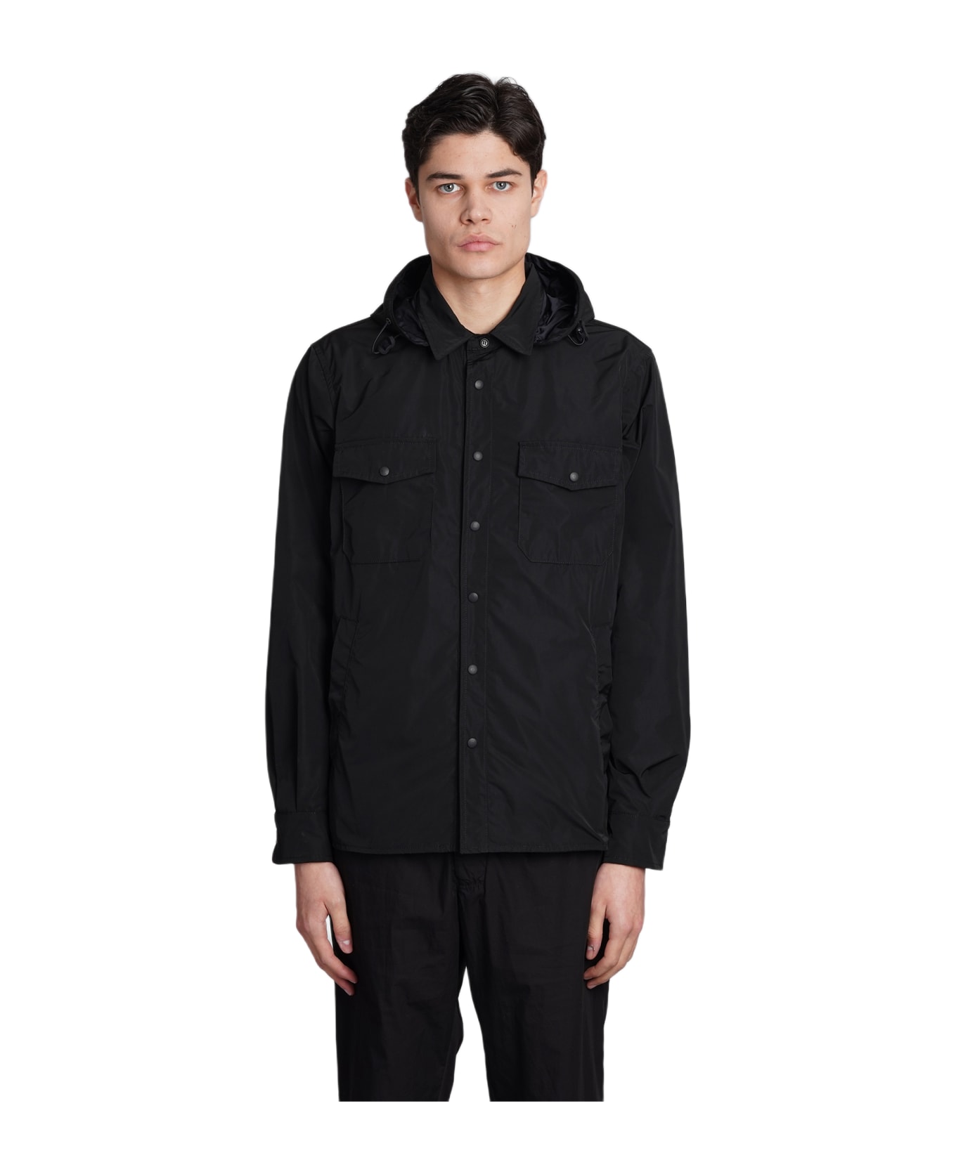 Aspesi Pioggia Aprile I Casual Jacket In Black Polyester - black ジャケット