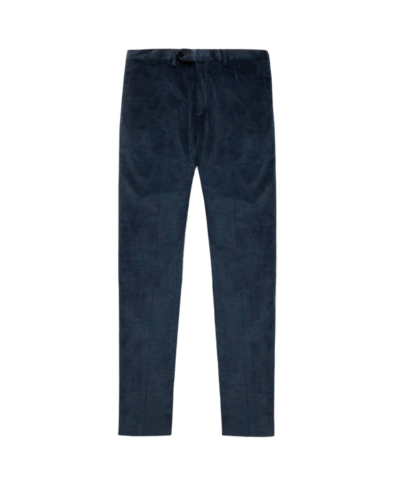 Larusmiani Velvet Trousers Howard Pants - MidnightBlue