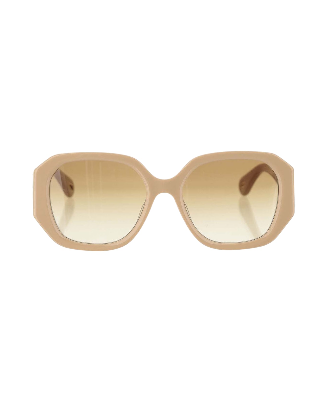 Chloé Logo Sunglasses - Beige