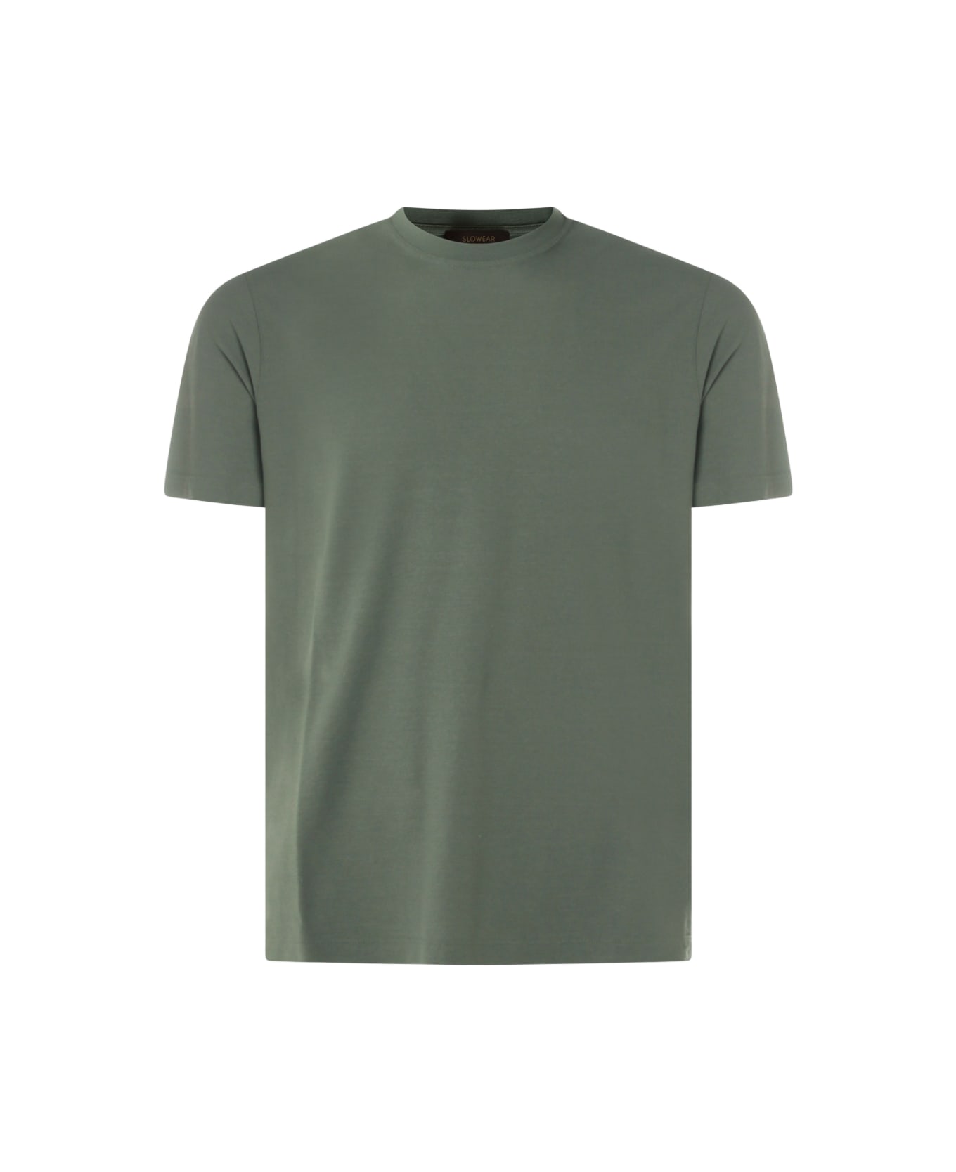 Zanone Light Green Cotton T-shirt - LIGHT GREEN