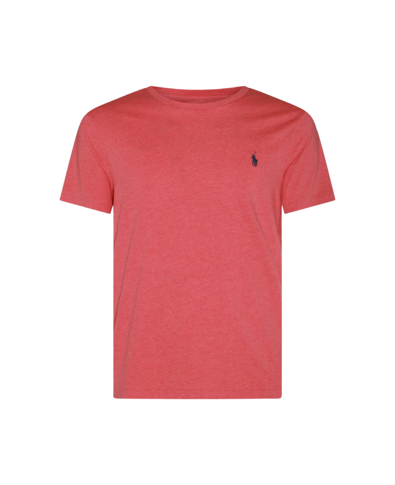 Polo Ralph Lauren Red Cotton T-shirt - HIGHLAND ROSE HEATHER