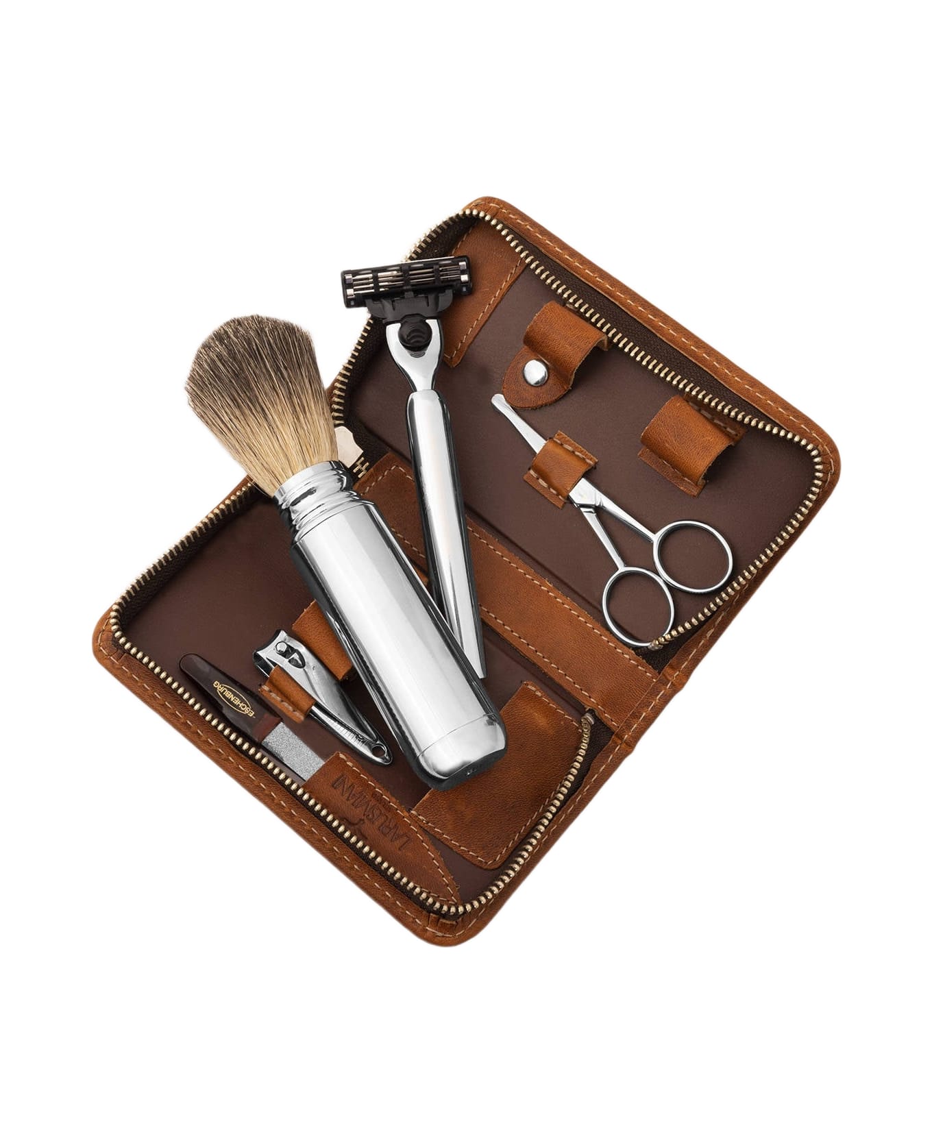 Larusmiani Zip Shaving Kit Beauty - Sienna