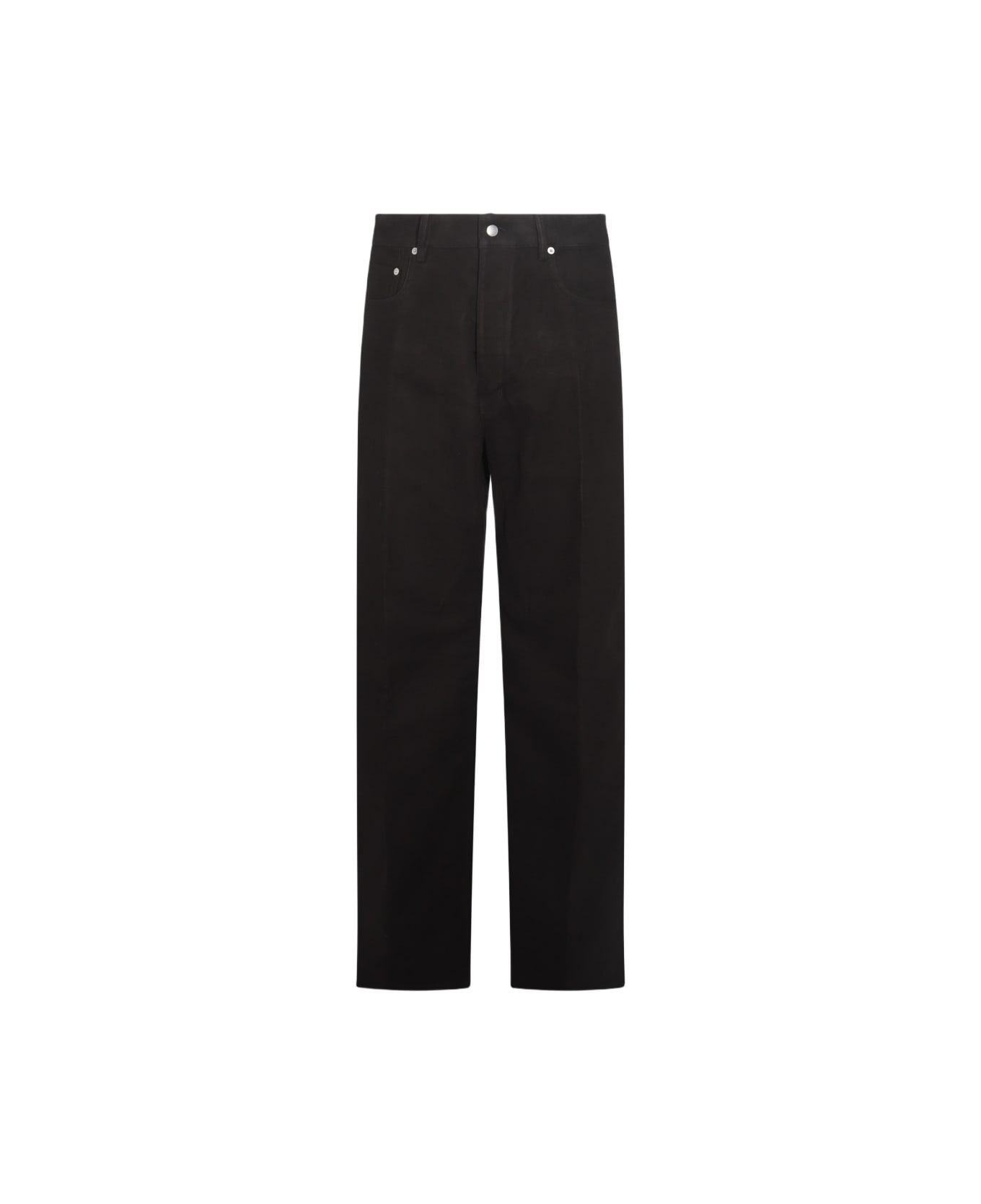 Rick Owens Black Cotton Geth Jeans - Black