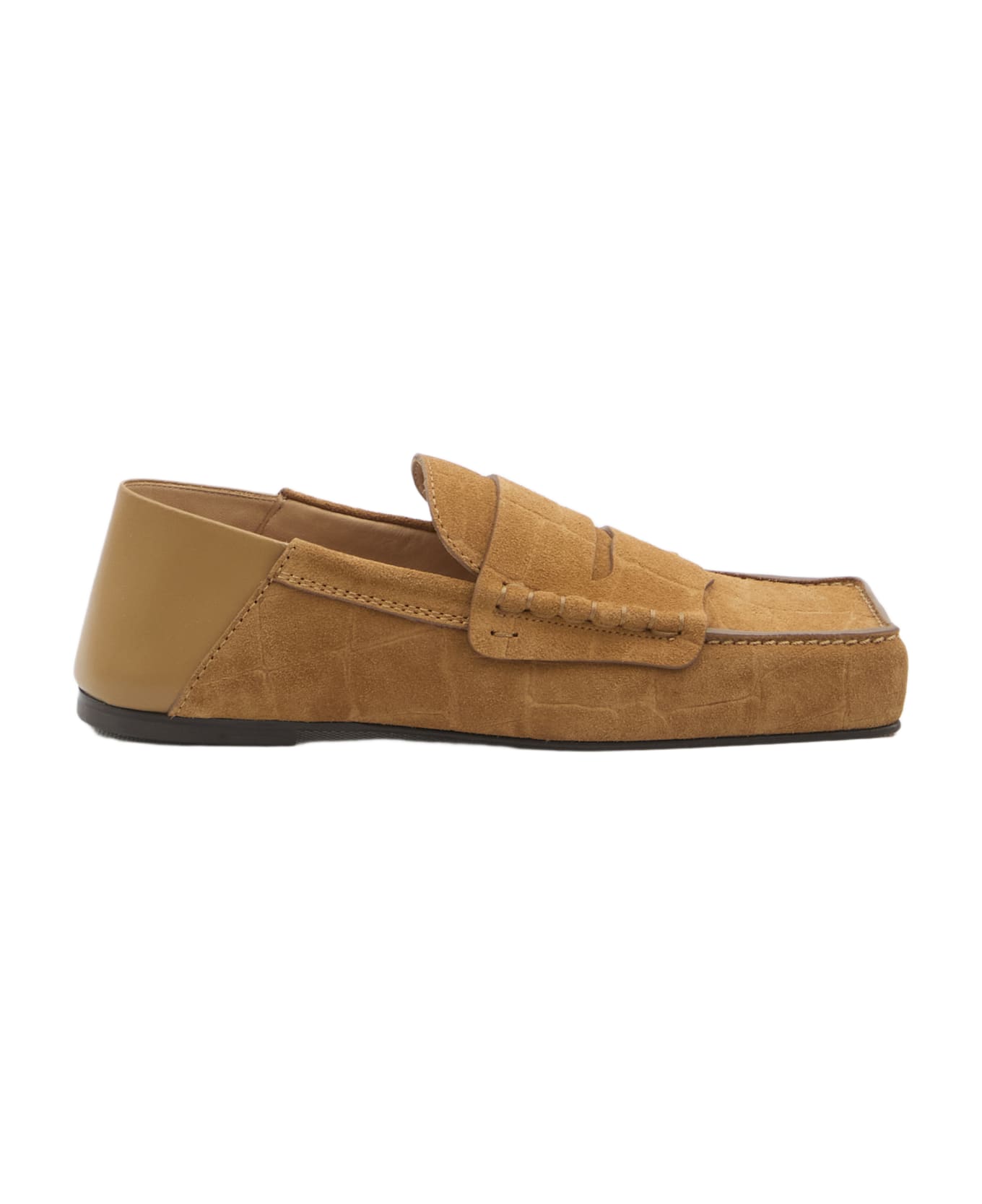 Jacquemus Carré Loafers - BEIGE