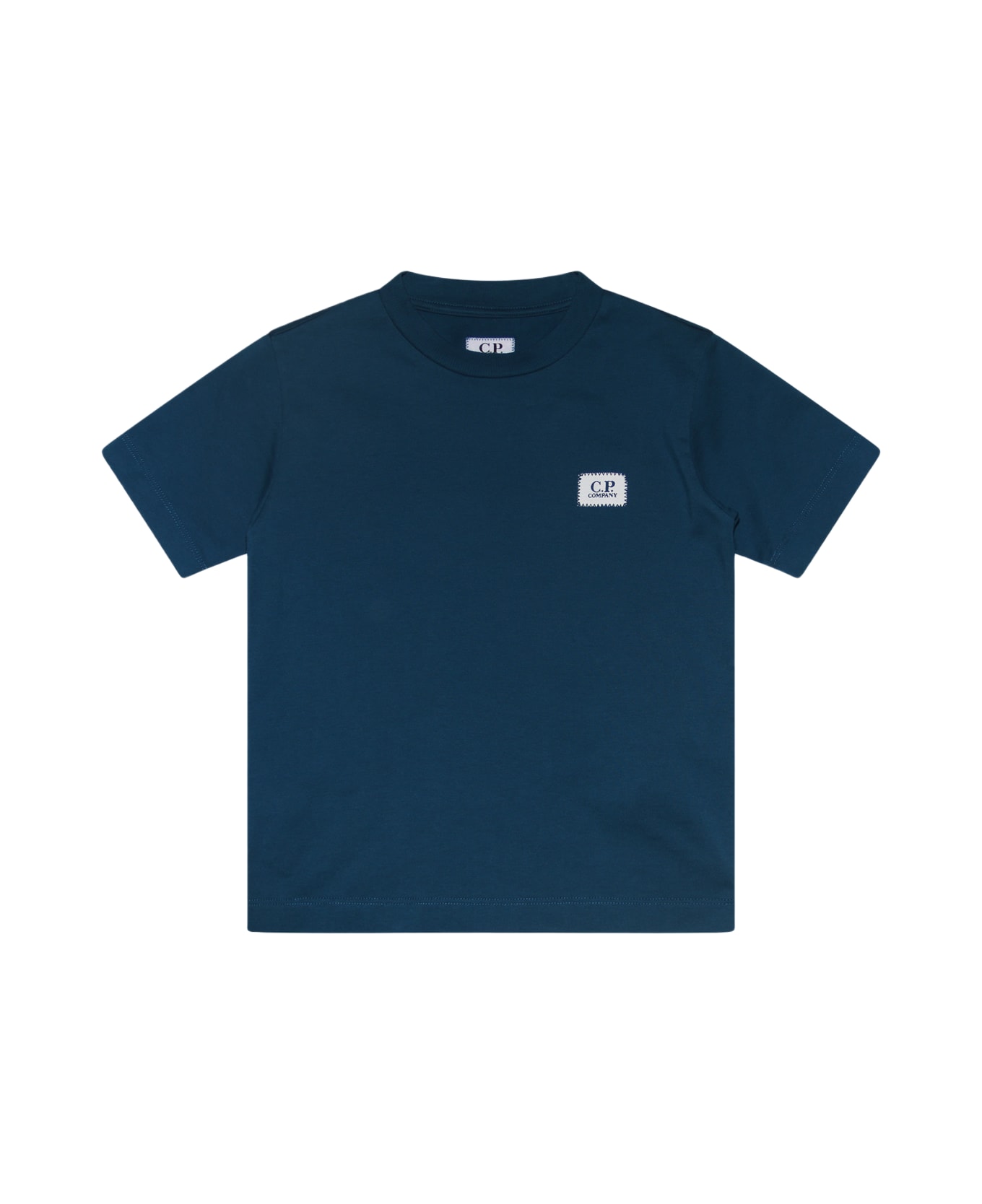 C.P. Company Blue Cotton T-shirt - INK BLUE