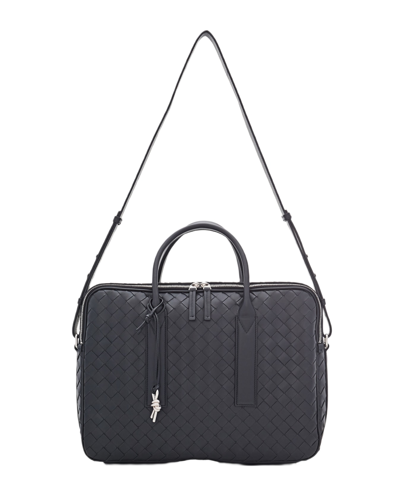 Bottega Veneta Getaway Briefcase - Black