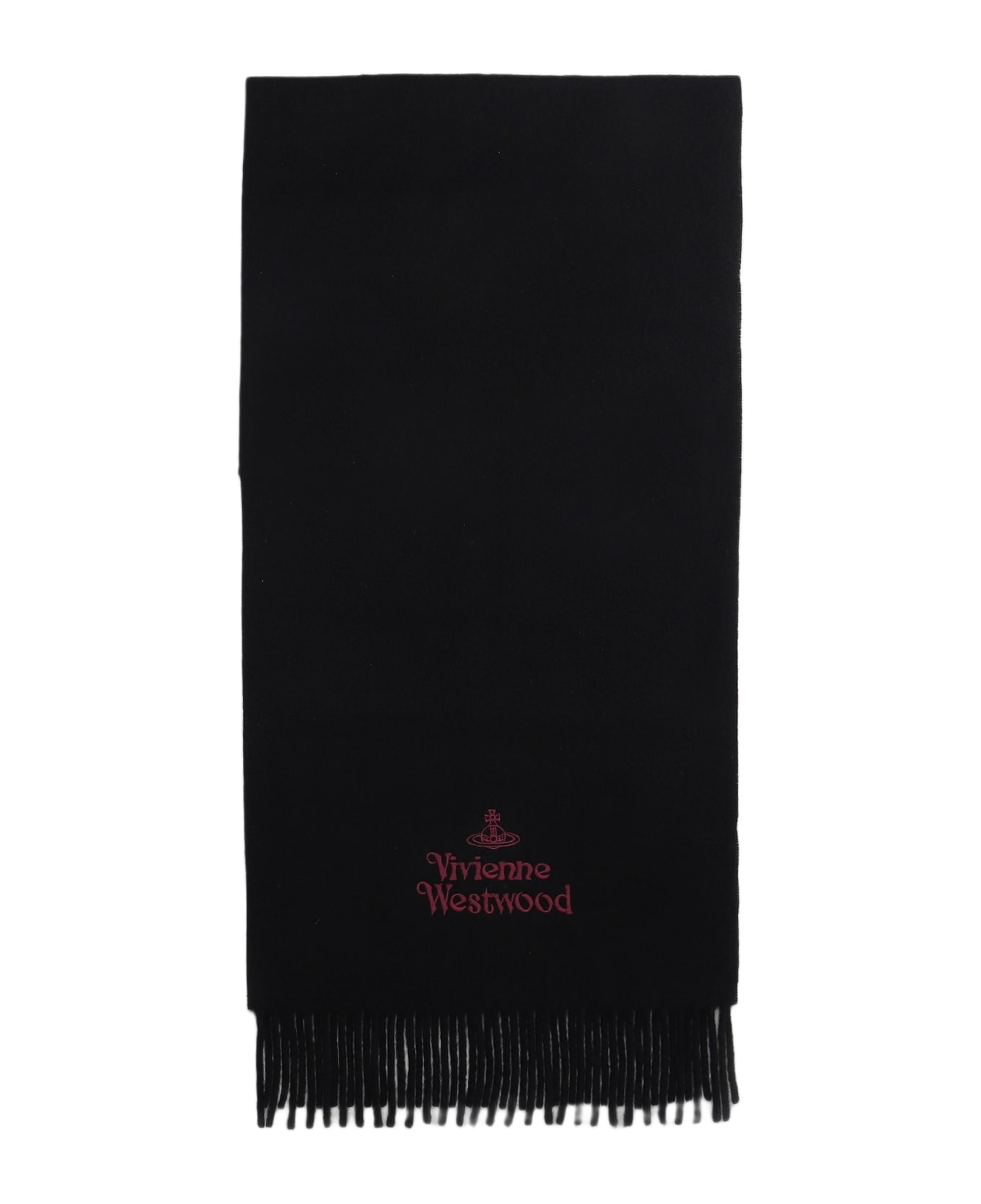 Vivienne Westwood Scarve In Black Wool - black