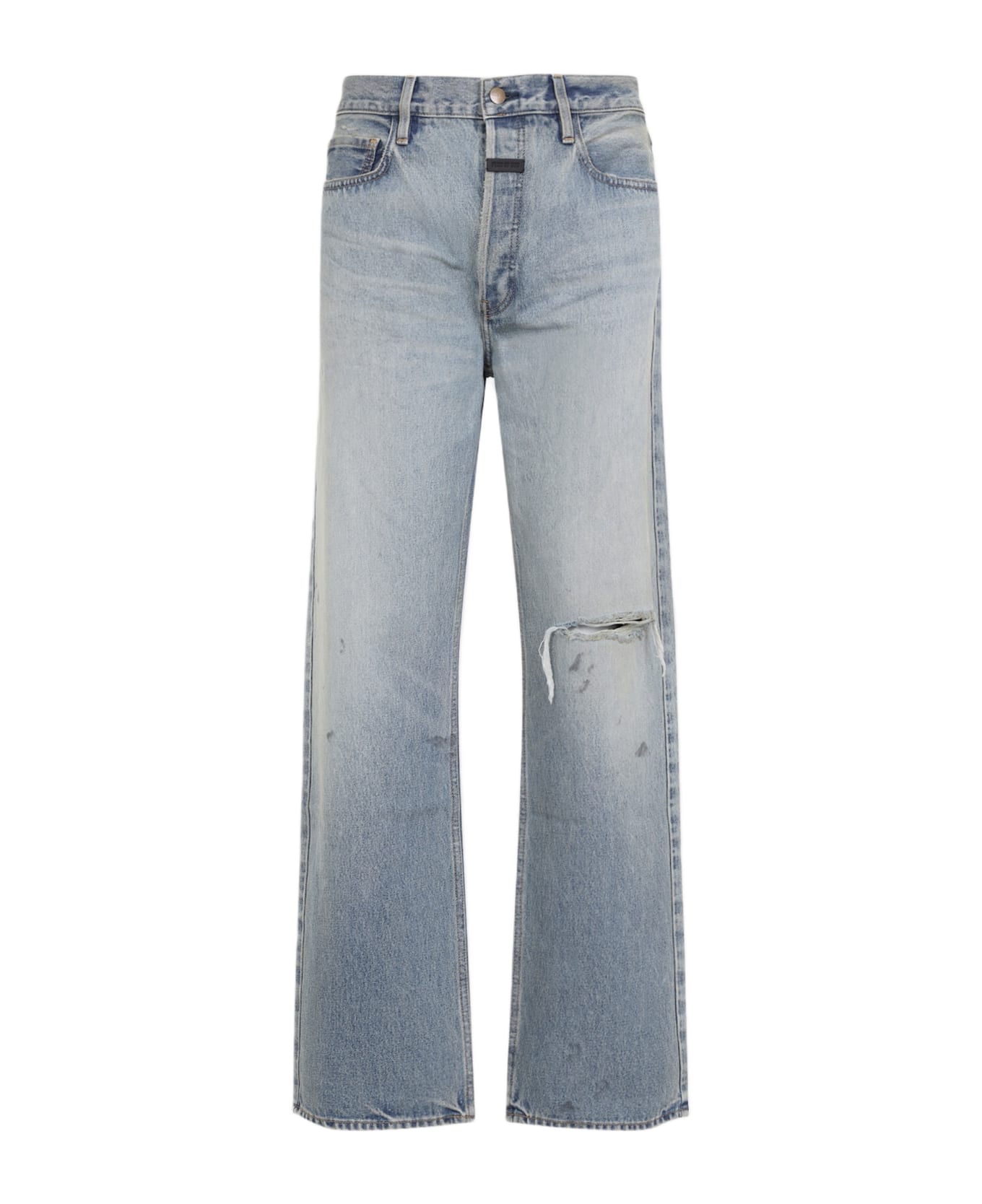 Fear of God Straight 5 Pocket Jeans - Light Indigo