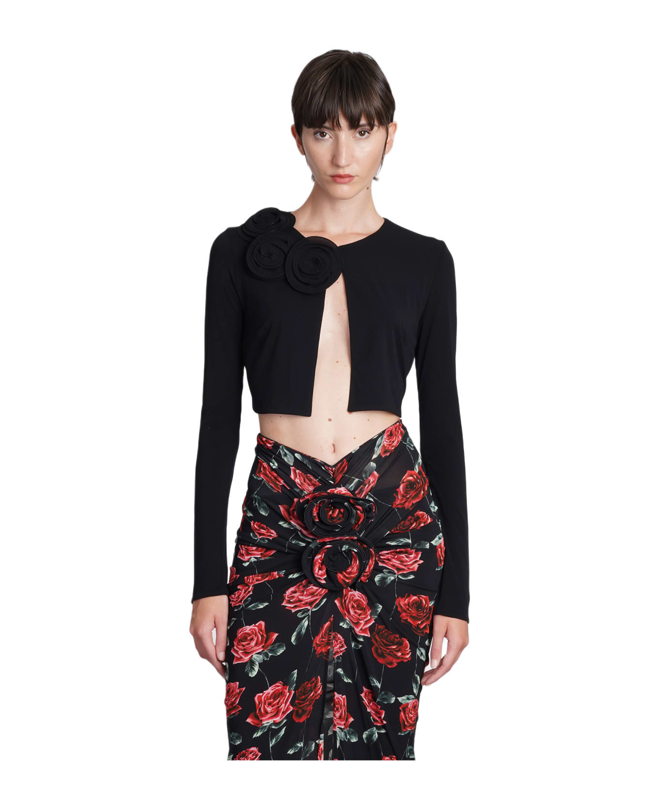 Magda Butrym Knitwear In Black Polyamide - black