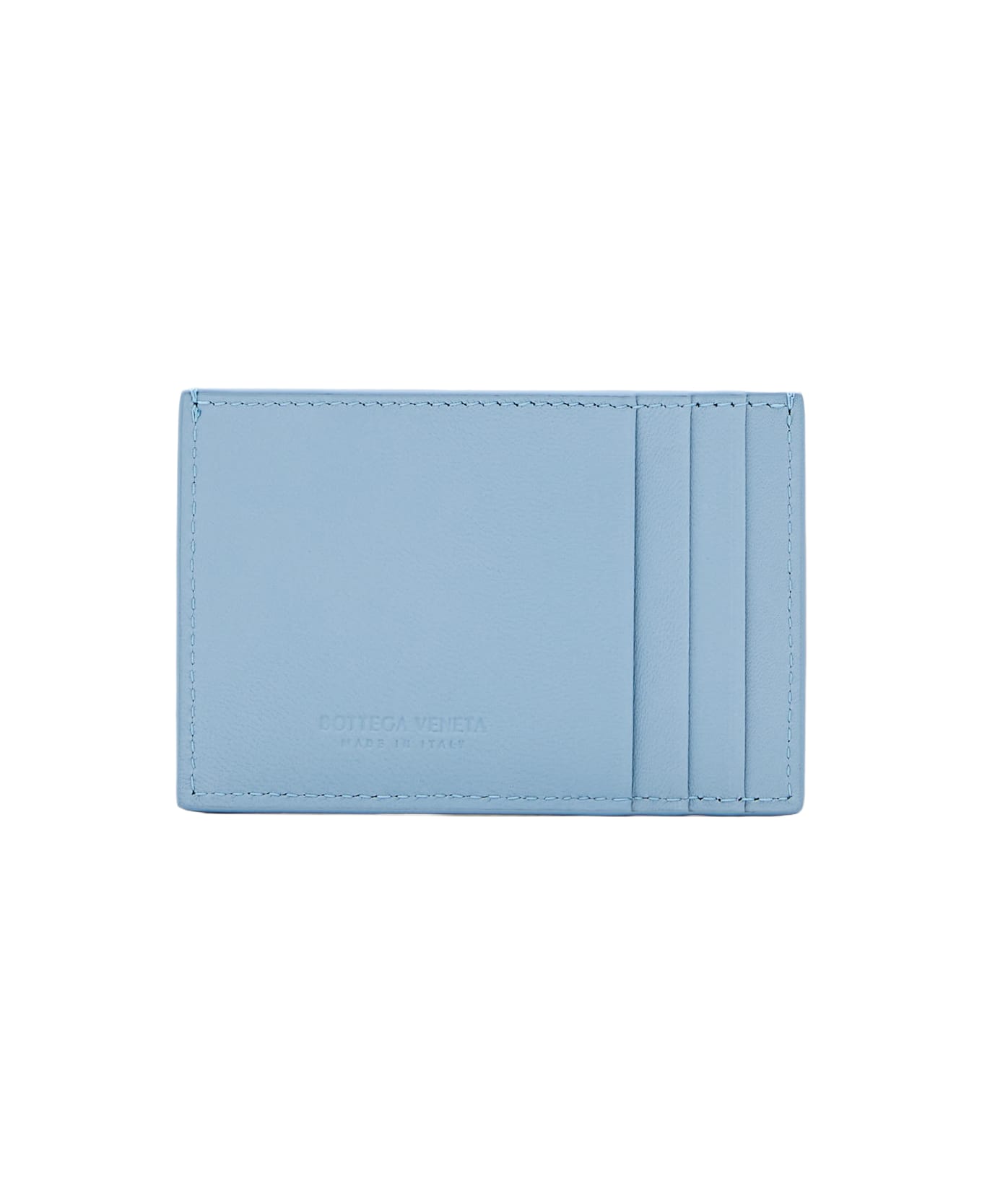 Bottega Veneta Intreccio Cardholder - Clear Blue 財布
