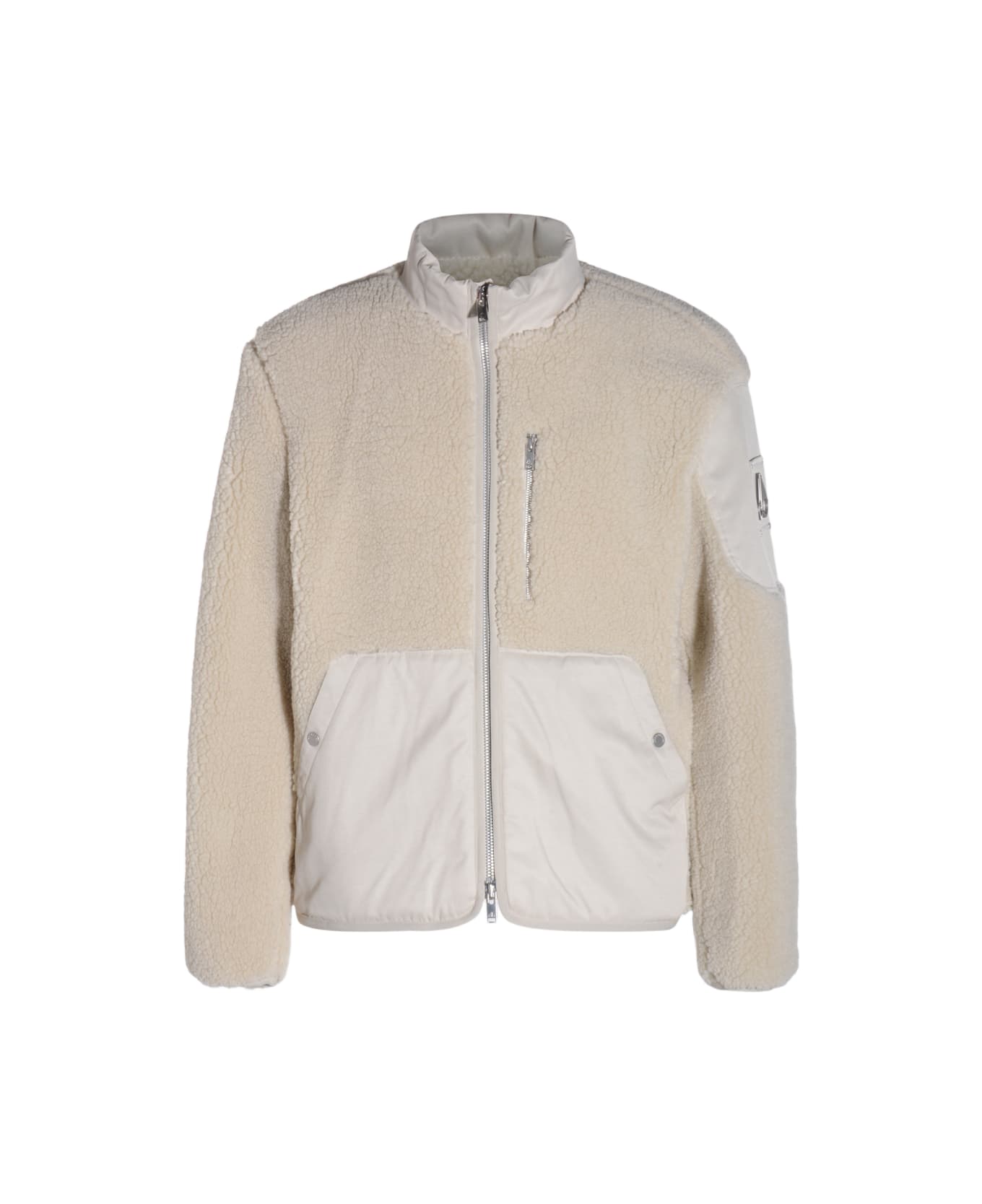 Moose Knuckles Cream Casual Jacket - ALABASTER