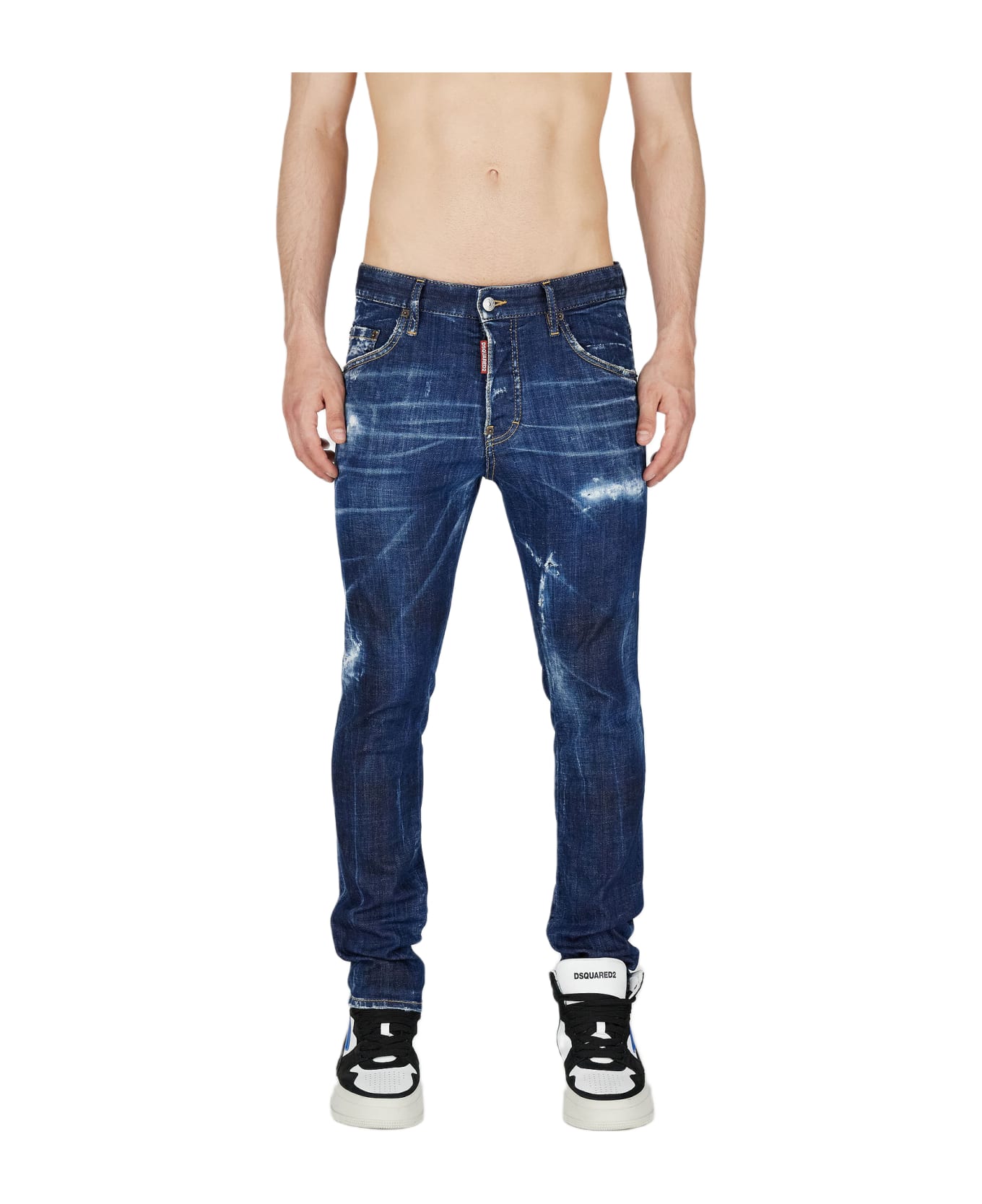Dsquared2 5 Pockets Jeans - Blue ボトムス