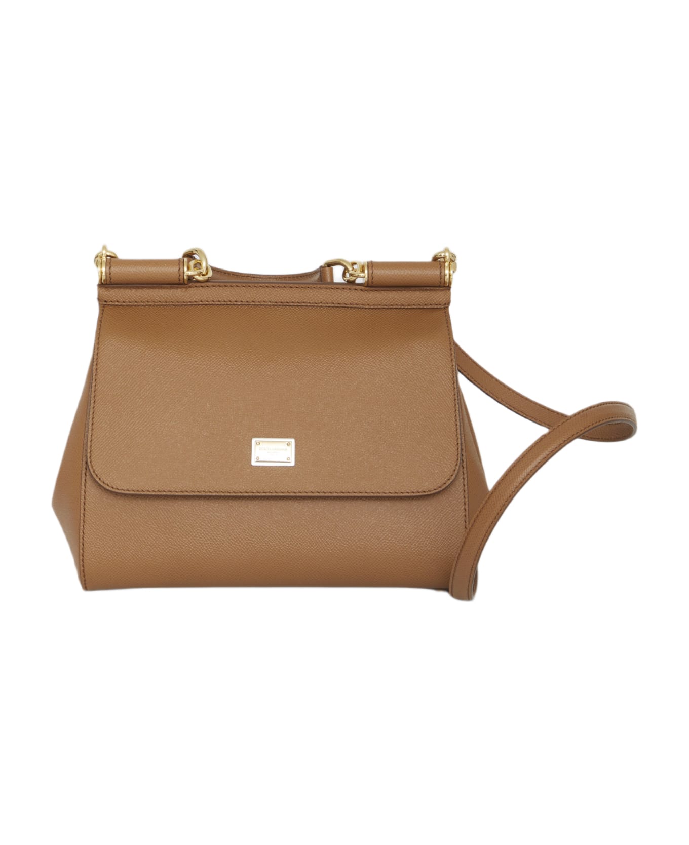 Dolce & Gabbana Medium Sicily Bag - BROWN