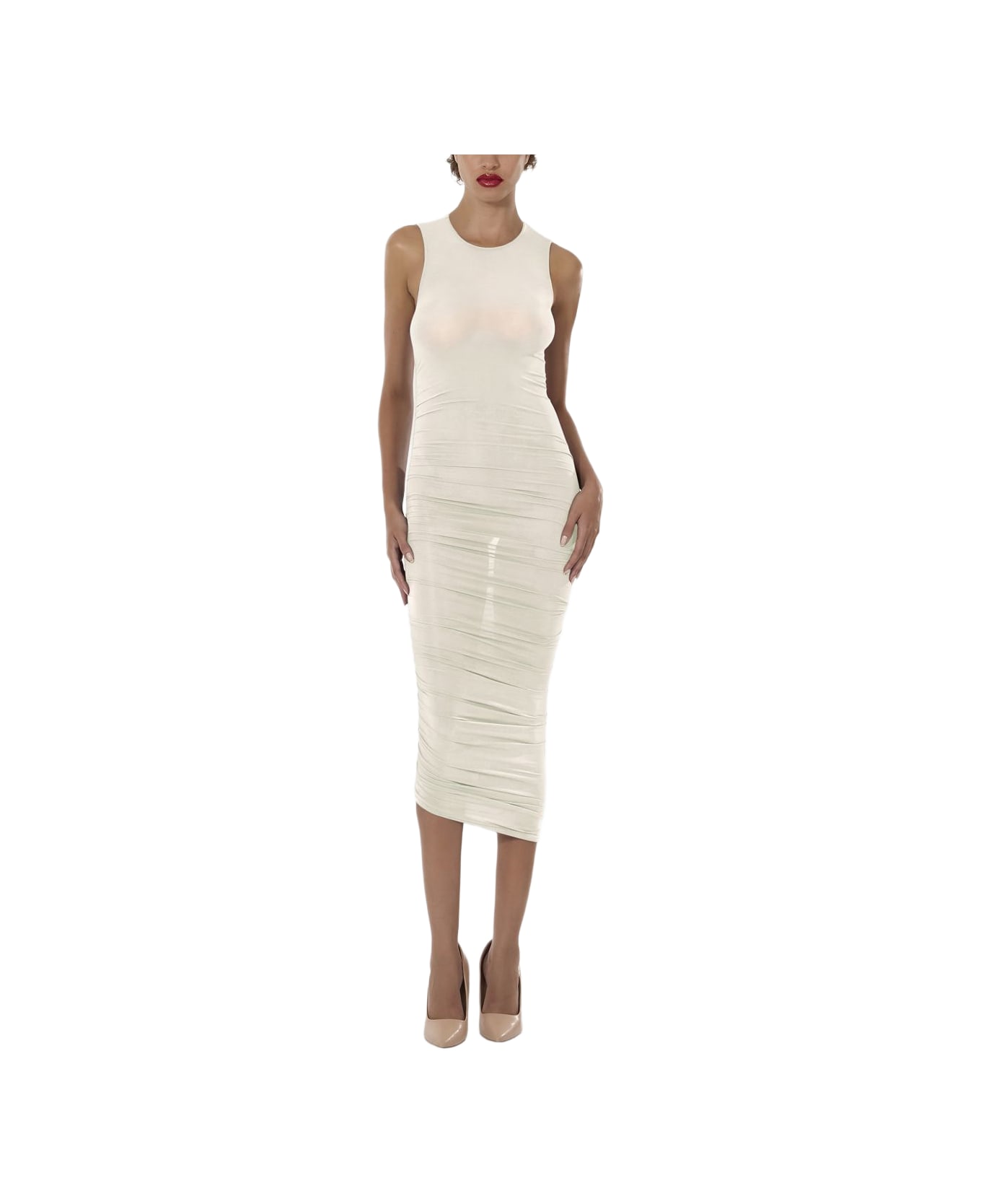 Wolford Sheer Drape Dress - White