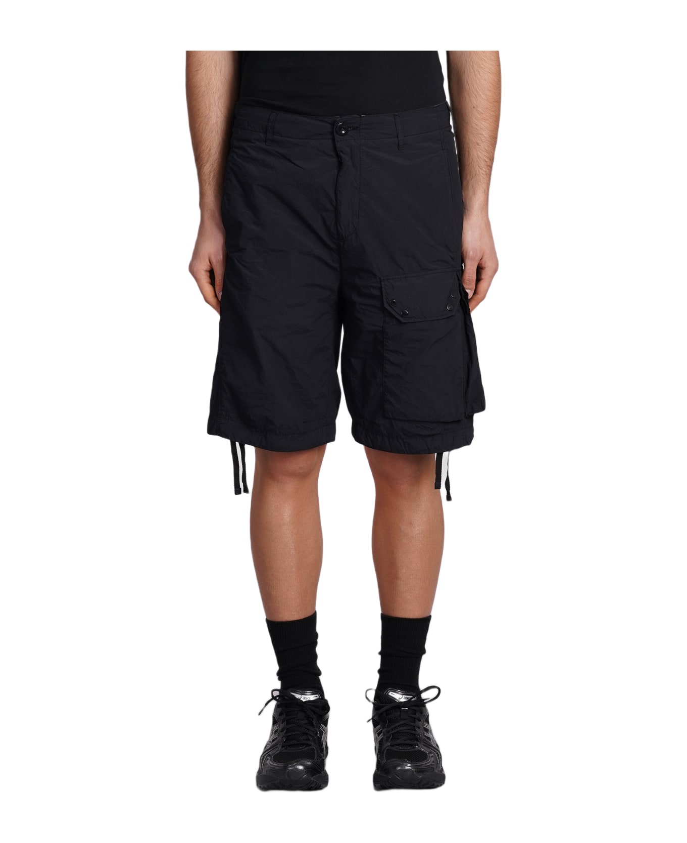 Ten C Shorts In Black Polyester - black