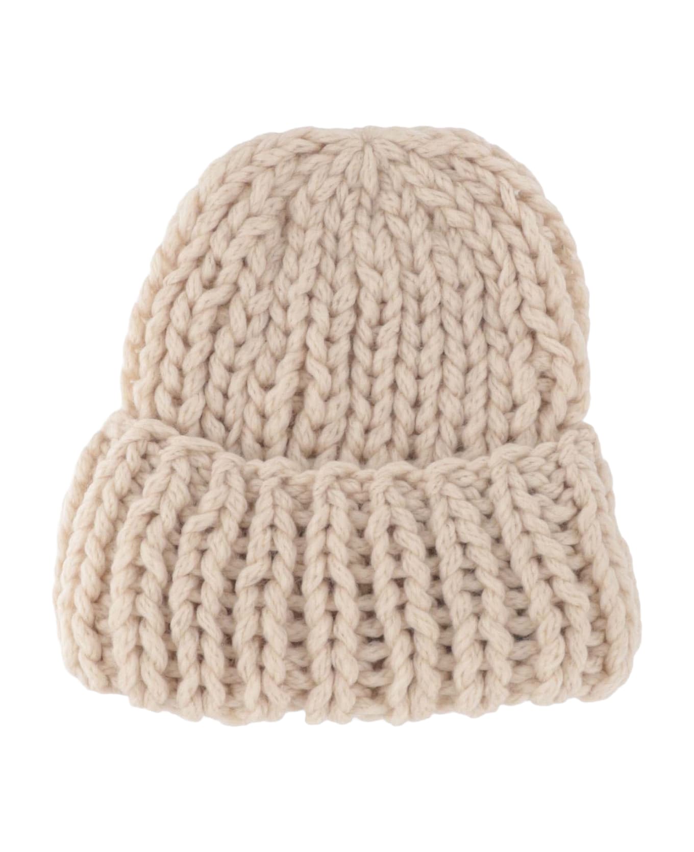 Evyinit Merino Wool Blend Hat - Beige