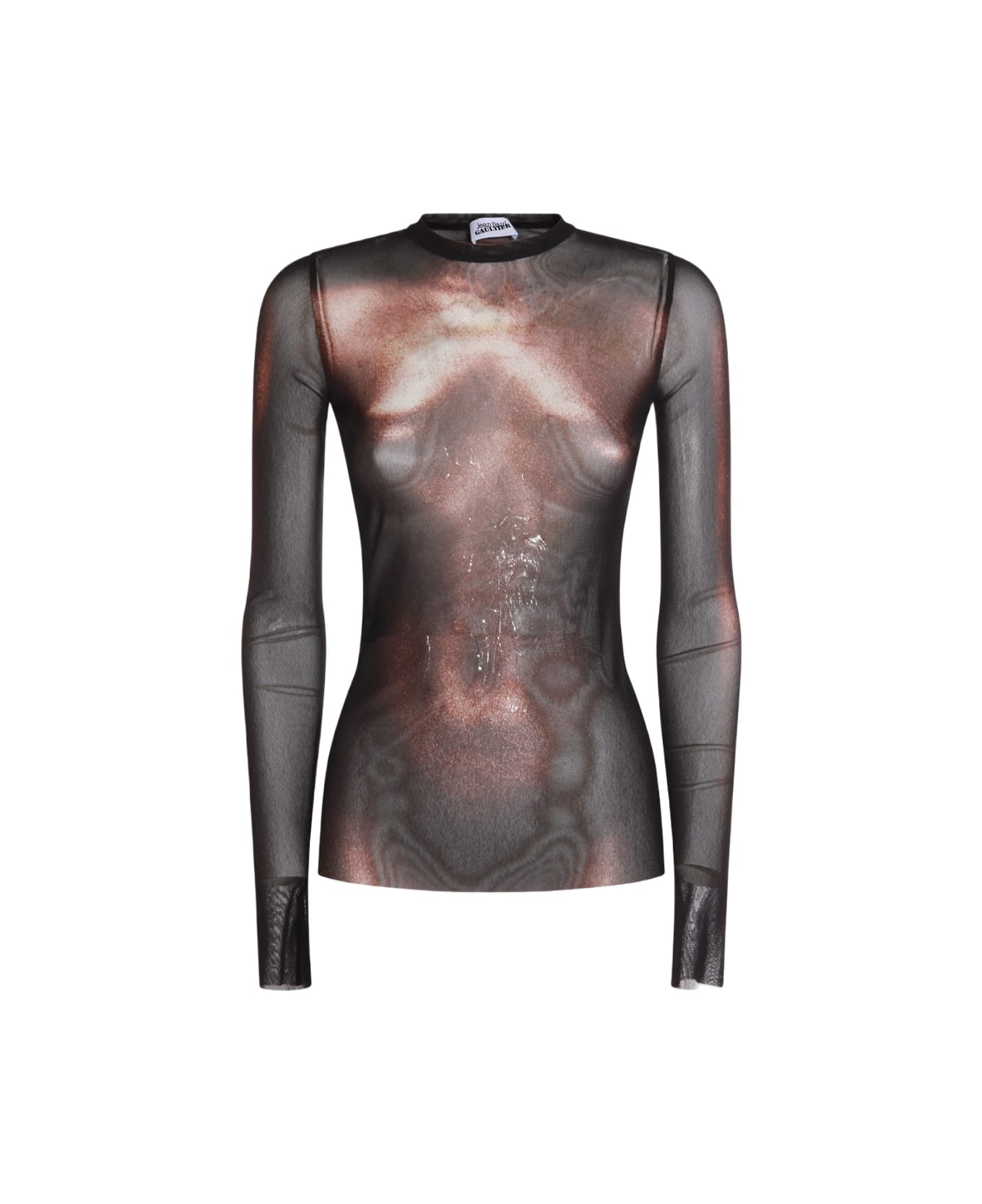 Jean Paul Gaultier Multicolor Top - Black