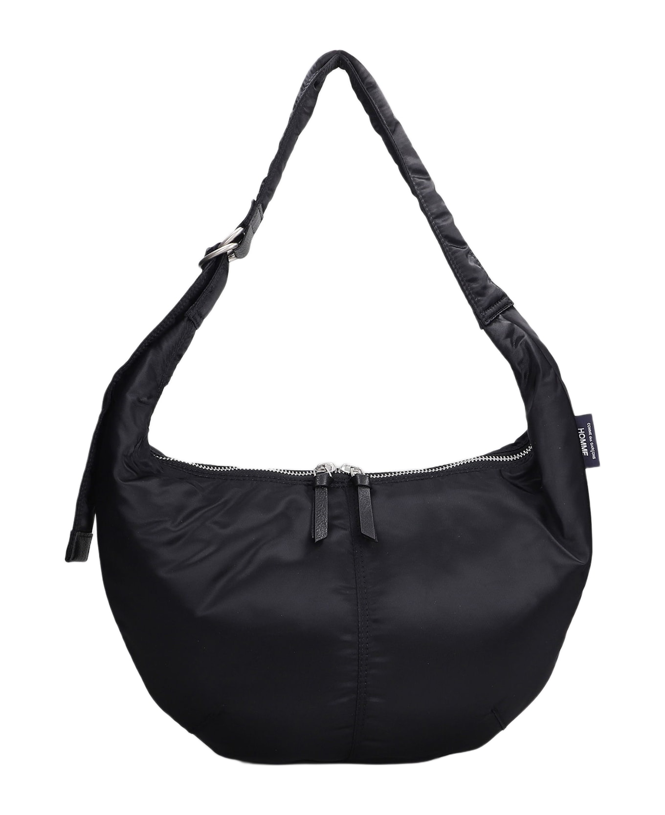 Comme des Garçons Homme Shoulder Bag In Black Nylon - black