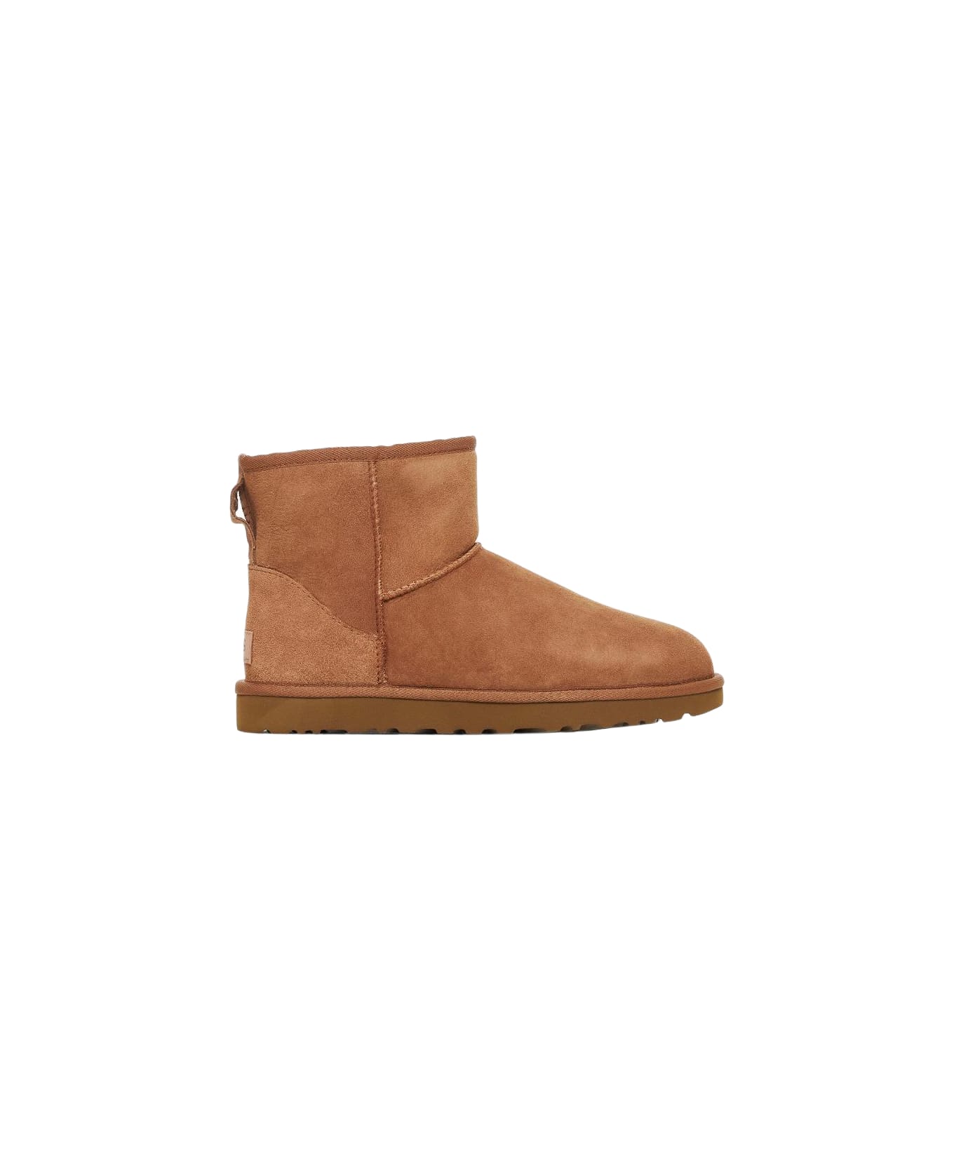 UGG Mini Classic Ii Suede Ankle Boots - CHESTNUT
