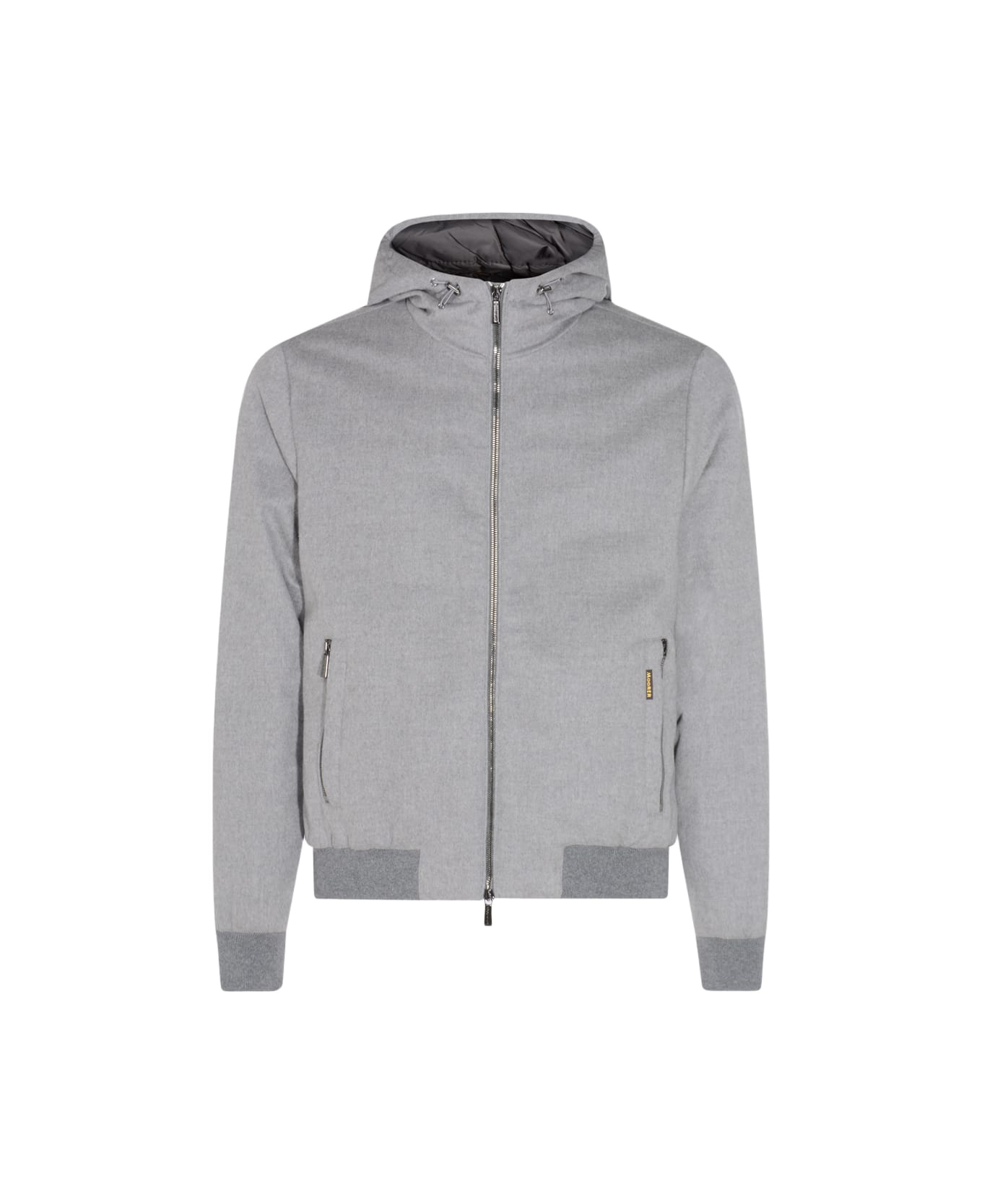 Moorer Grey Wool Oniro Down Jacket - Grey