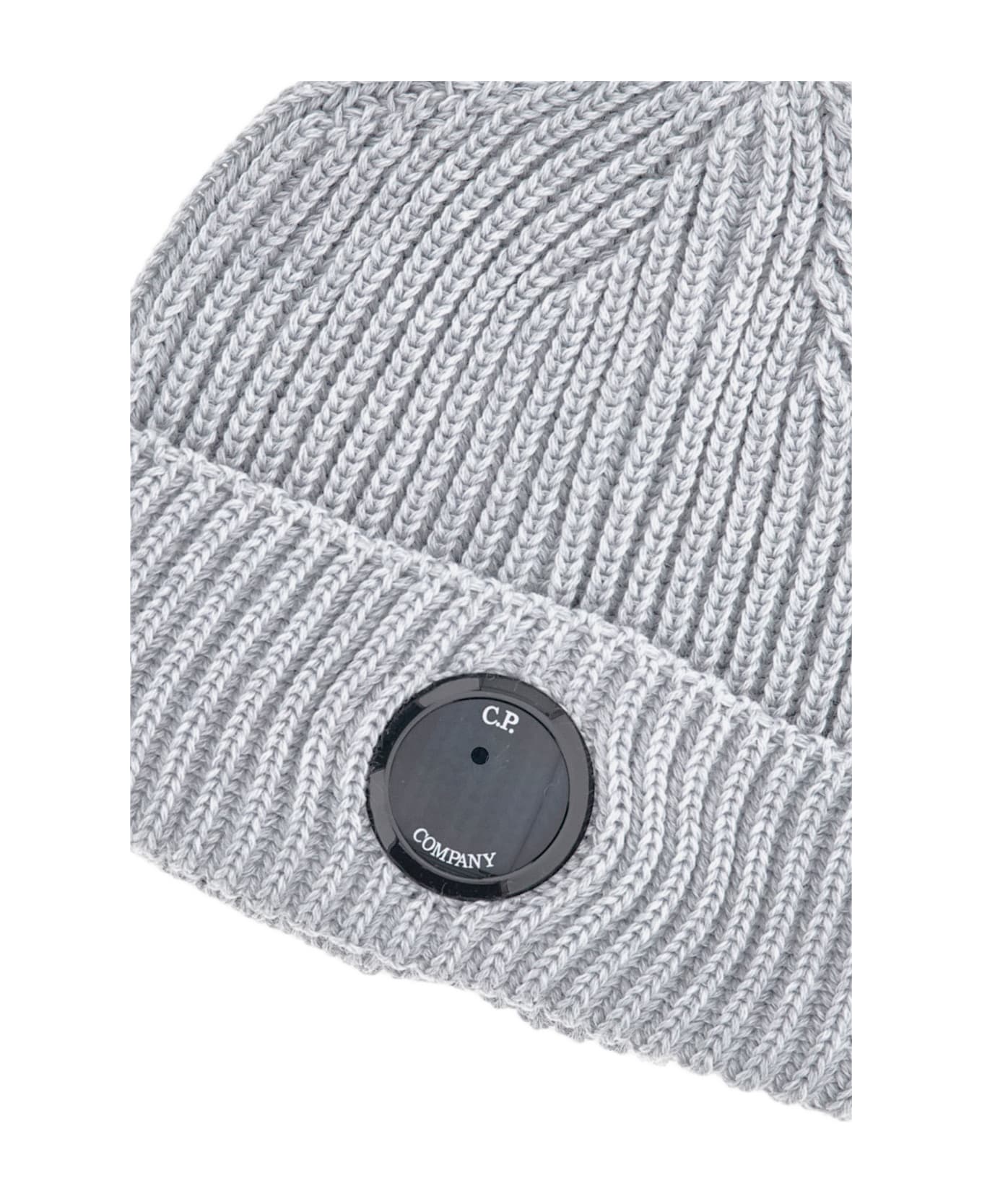 C.P. Company Wool Cap - Grey 帽子