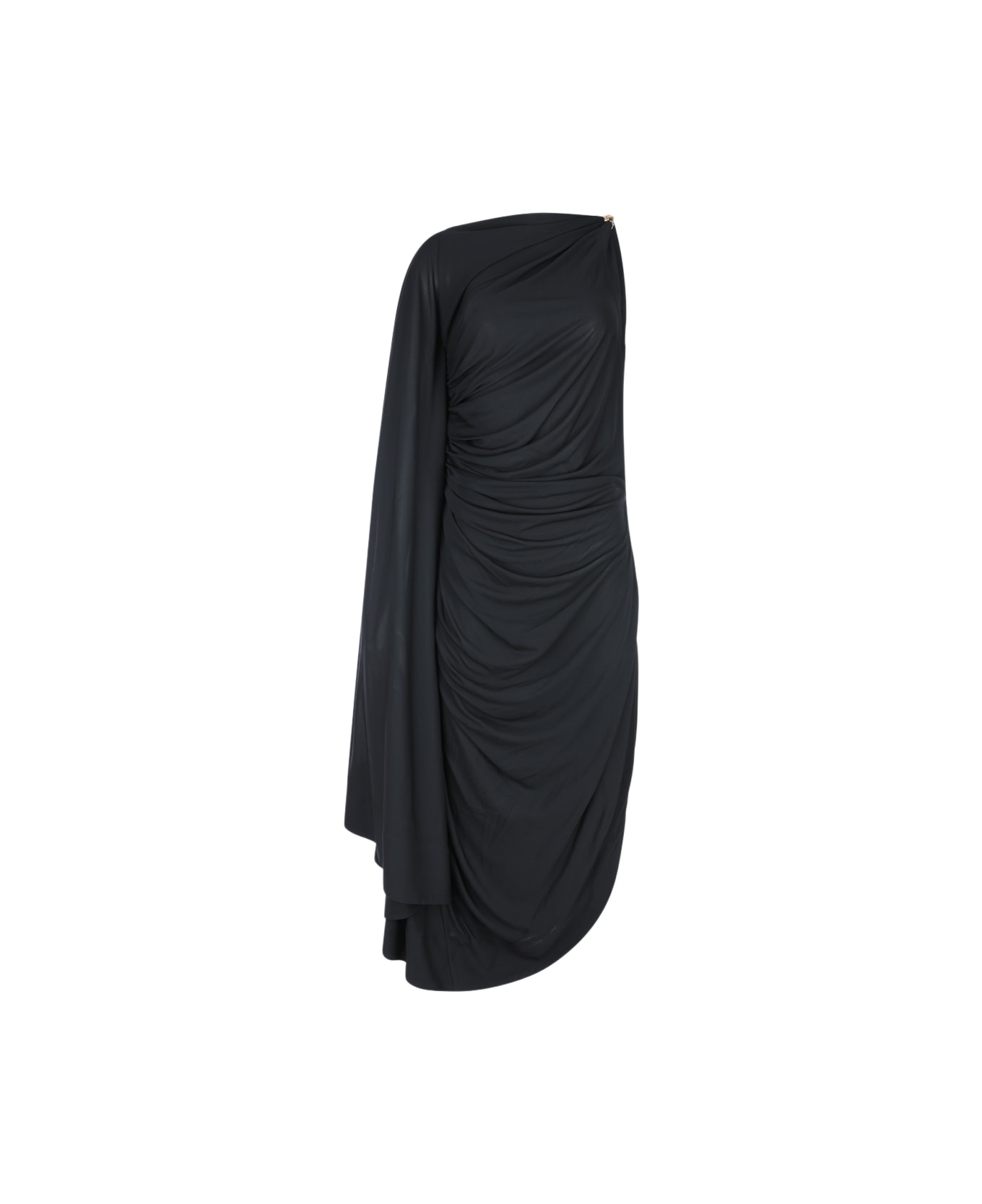 Bottega Veneta Black Midi Dress - Black