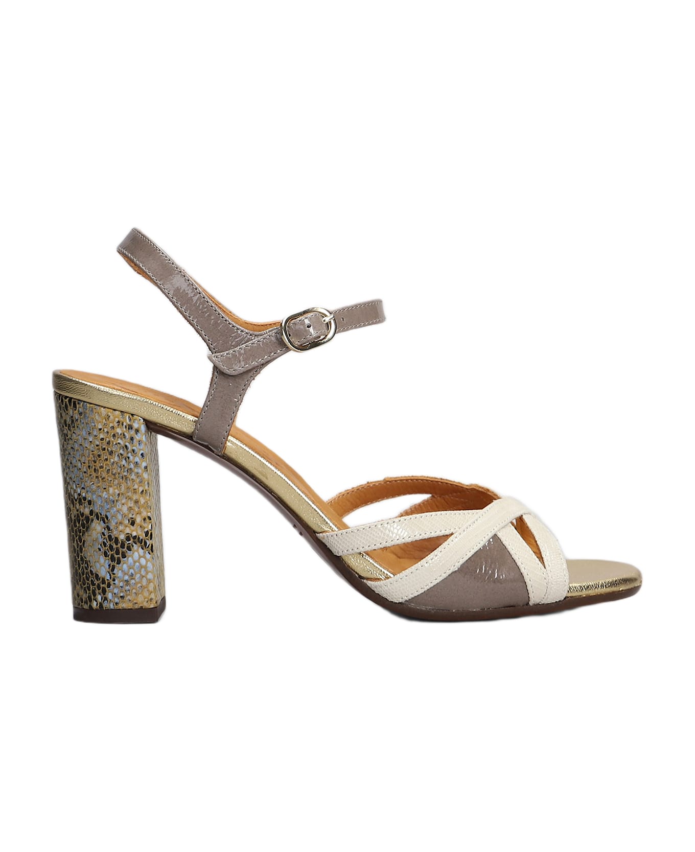 Chie Mihara Bemon Sandals In Beige Leather - beige