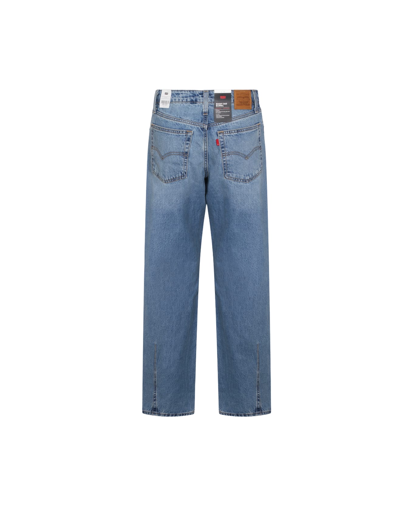 Levi's Light Blue Cotton Baggy Dad Barrel Jeans - EASY DAYS BARREL