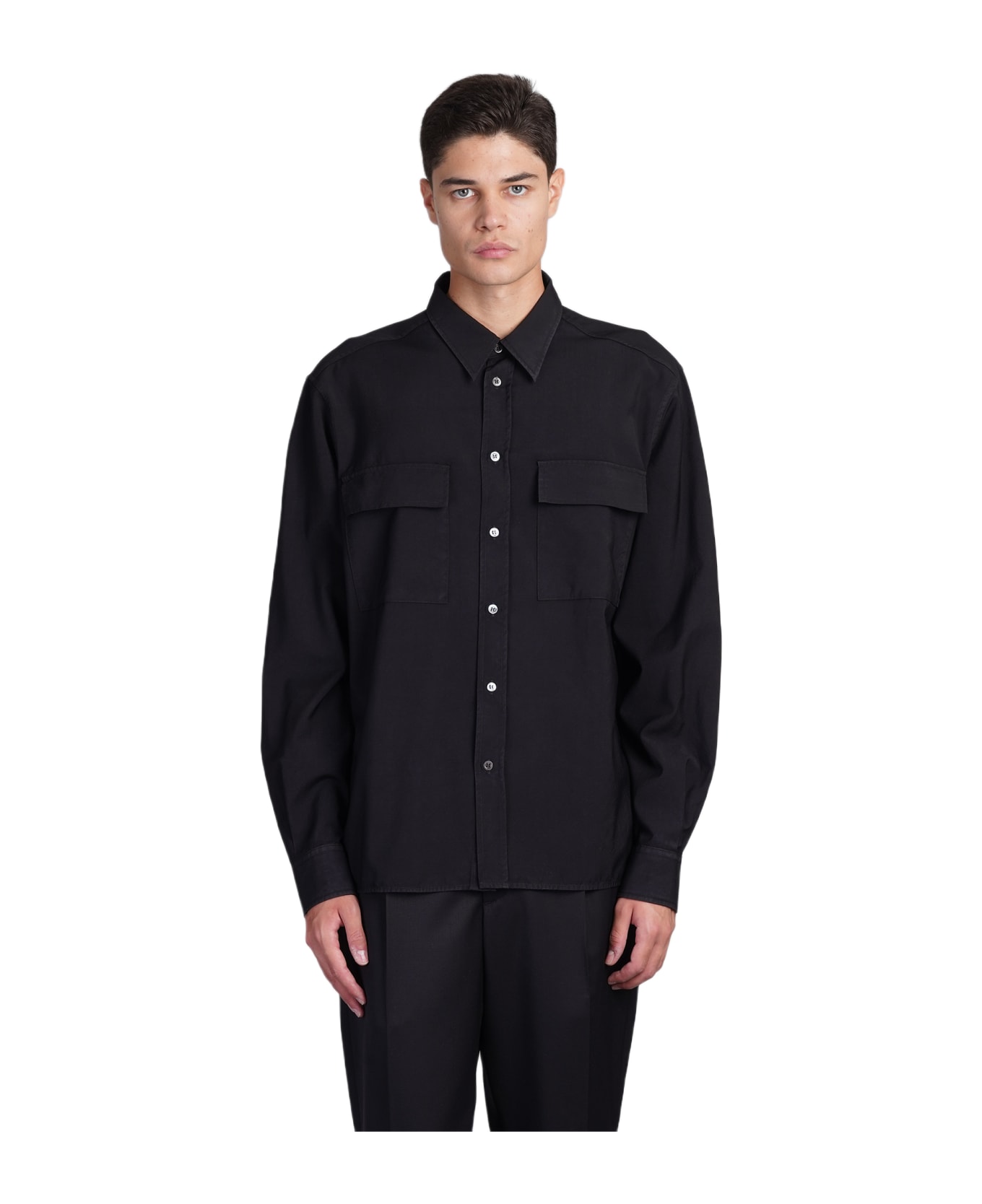 Barena Den Shirt In Blue Wool - blue