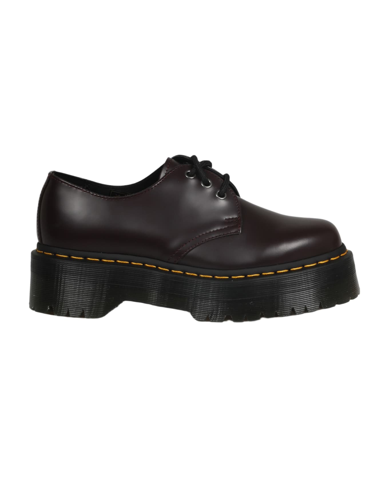 Dr. Martens 1461 Quad Platform Shoes - Pink & Purple