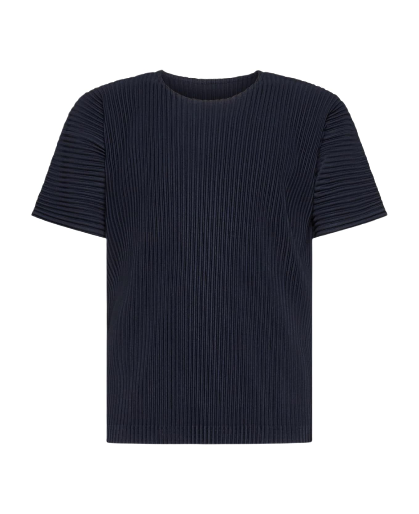 Homme Plissé Issey Miyake Pleated Fabric T-shirt - Blue