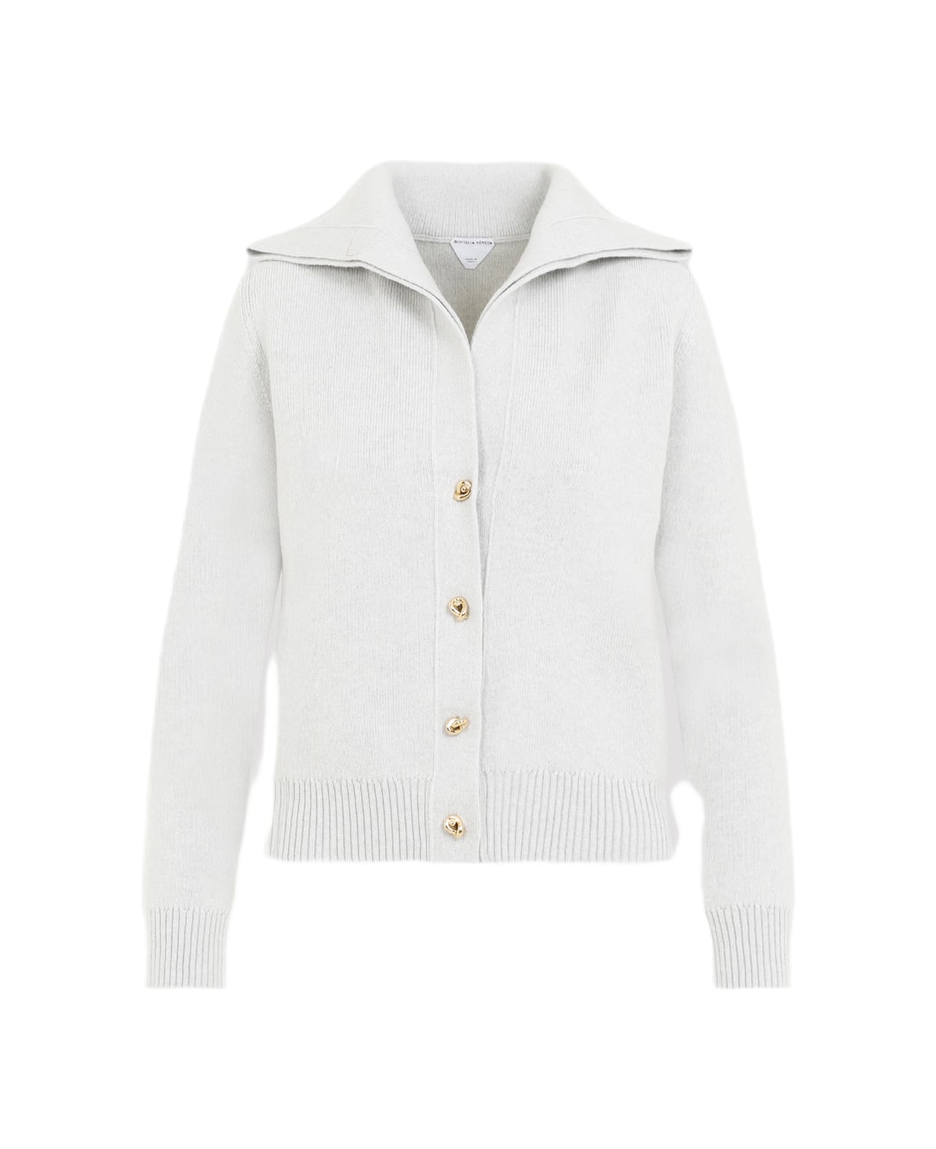 Bottega Veneta Wool Cardigan - Moon