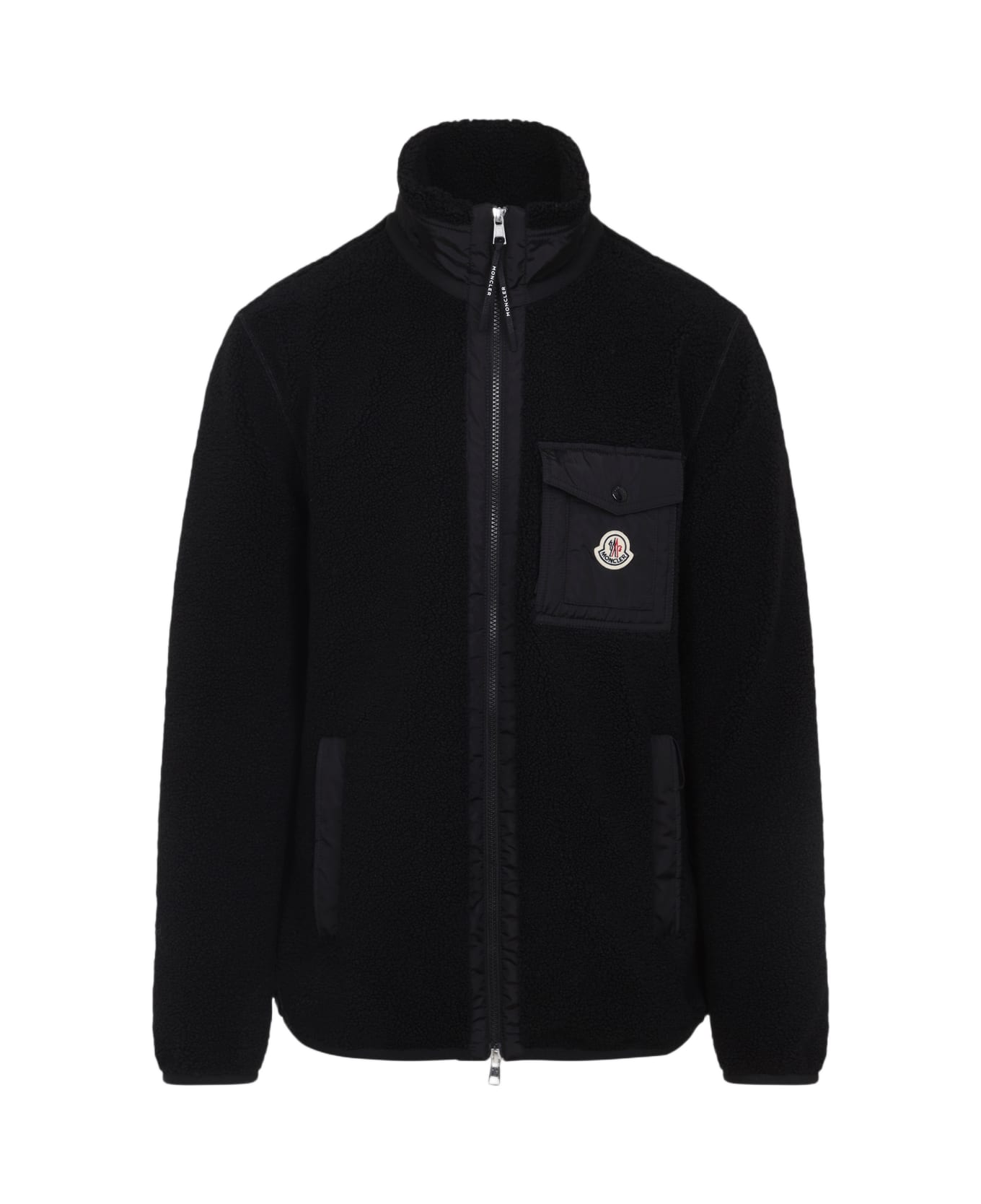 Moncler Zip Up Jacket - Black