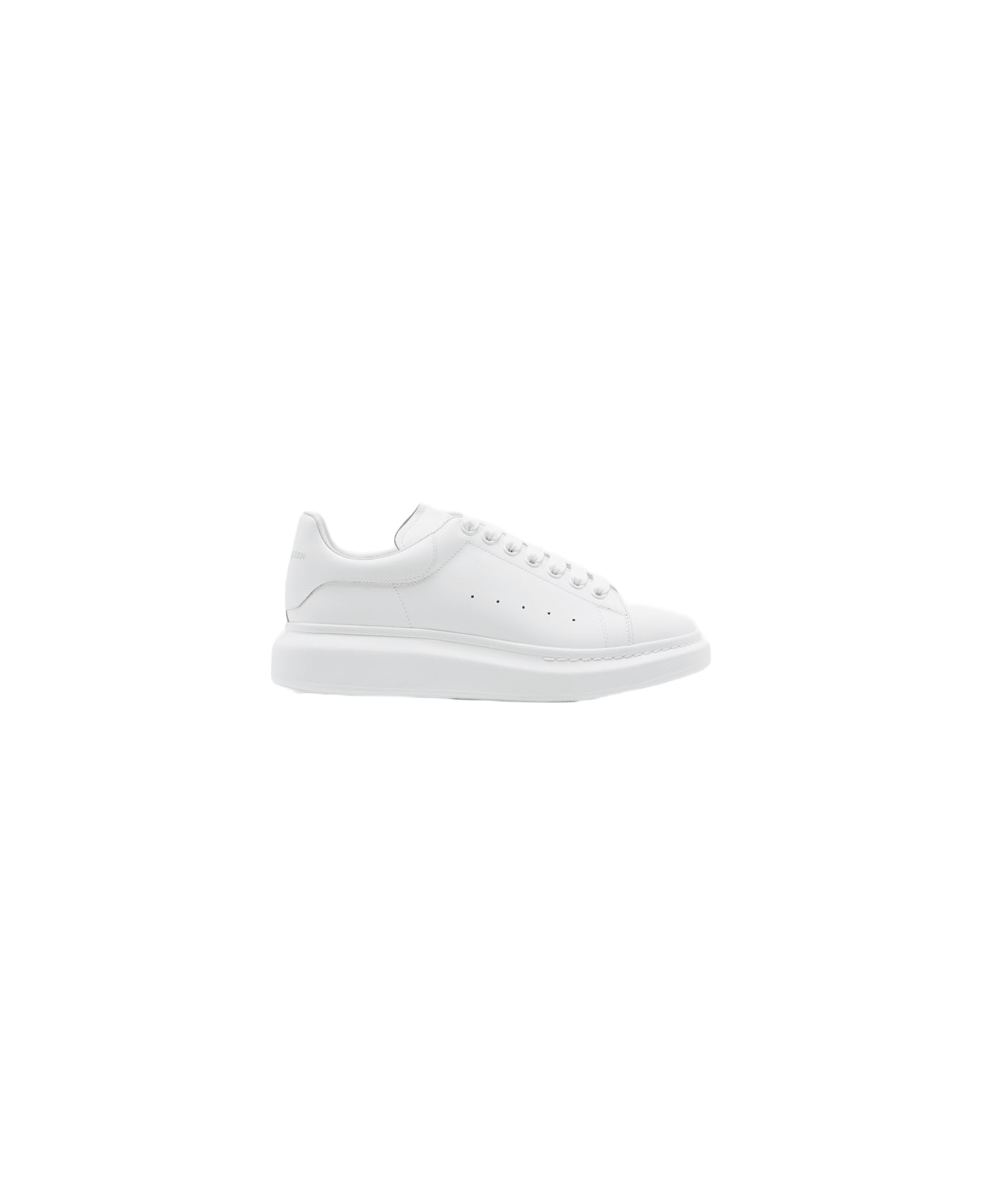 Alexander McQueen Oversize Larry Leather Sneakers - White