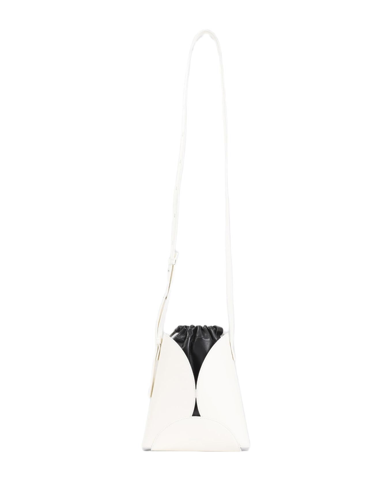 Jil Sander Ellipse Crossbody Bag - Eggshell