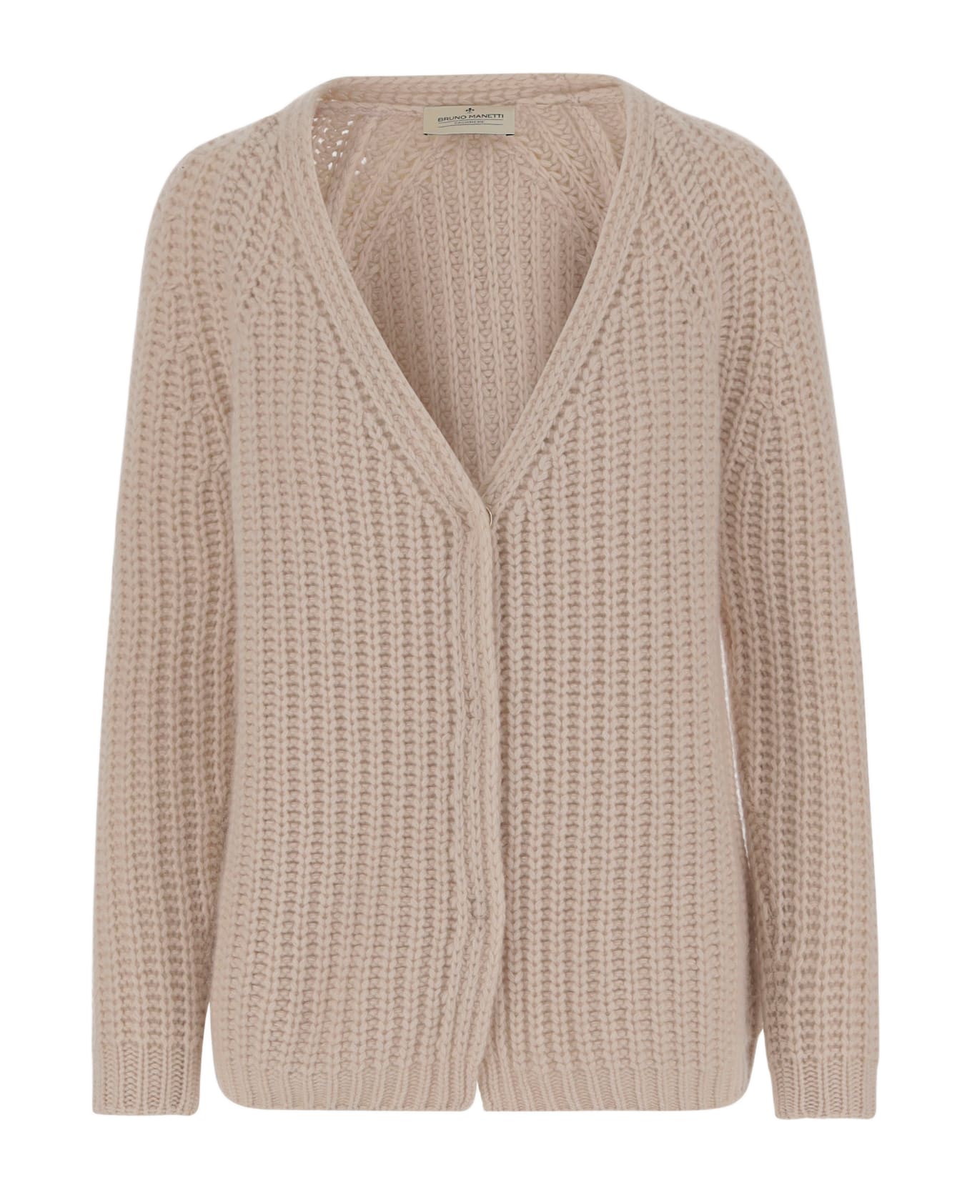 Bruno Manetti Cashmere Cardigan - Beige