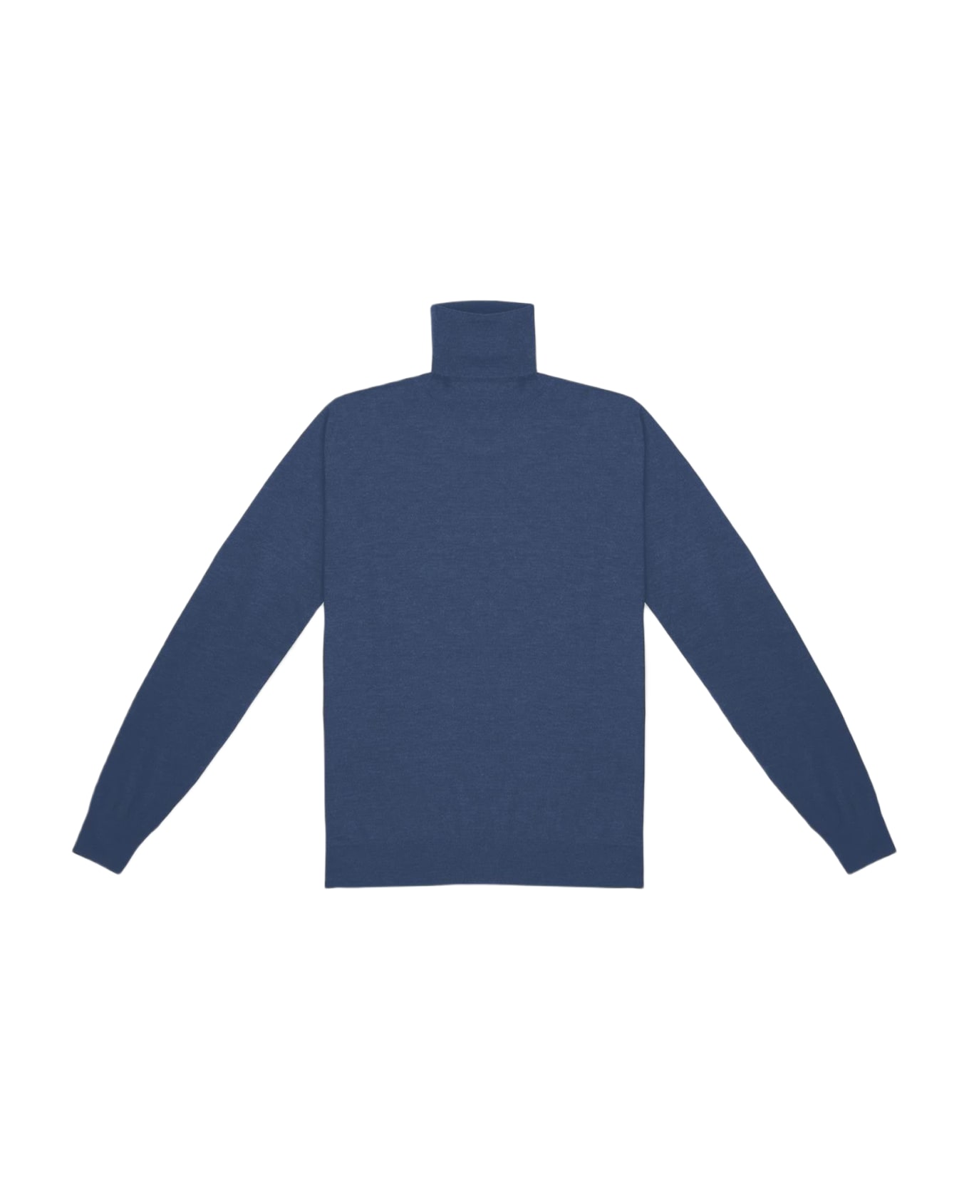 Larusmiani Turtleneck Sweater 'pullman' Sweater - Blue