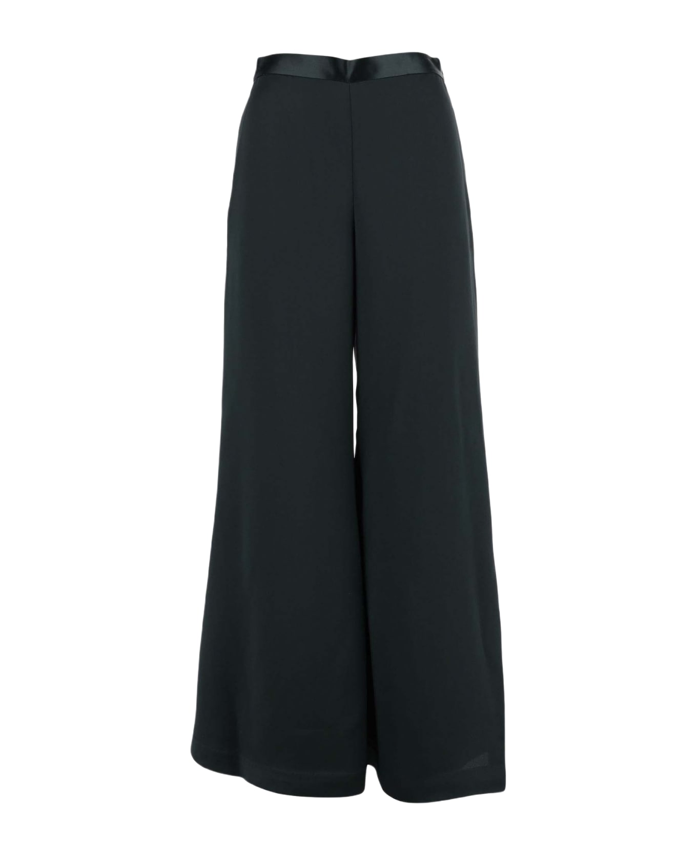 By Malene Birger Lucee Flared Pants In Synthetic Fabric - Sycamore