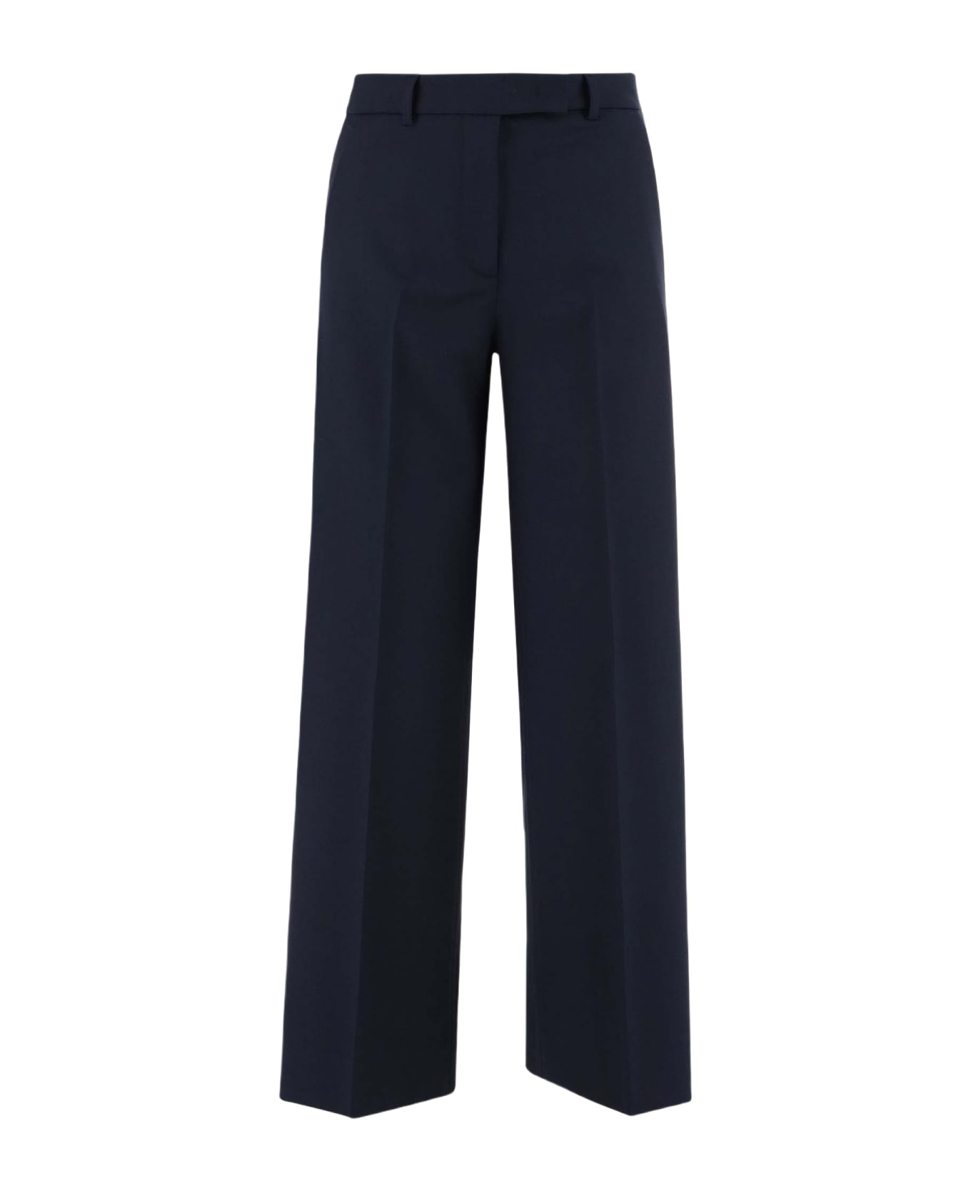 QL2 Wool Blend Tailored Pants - Blue